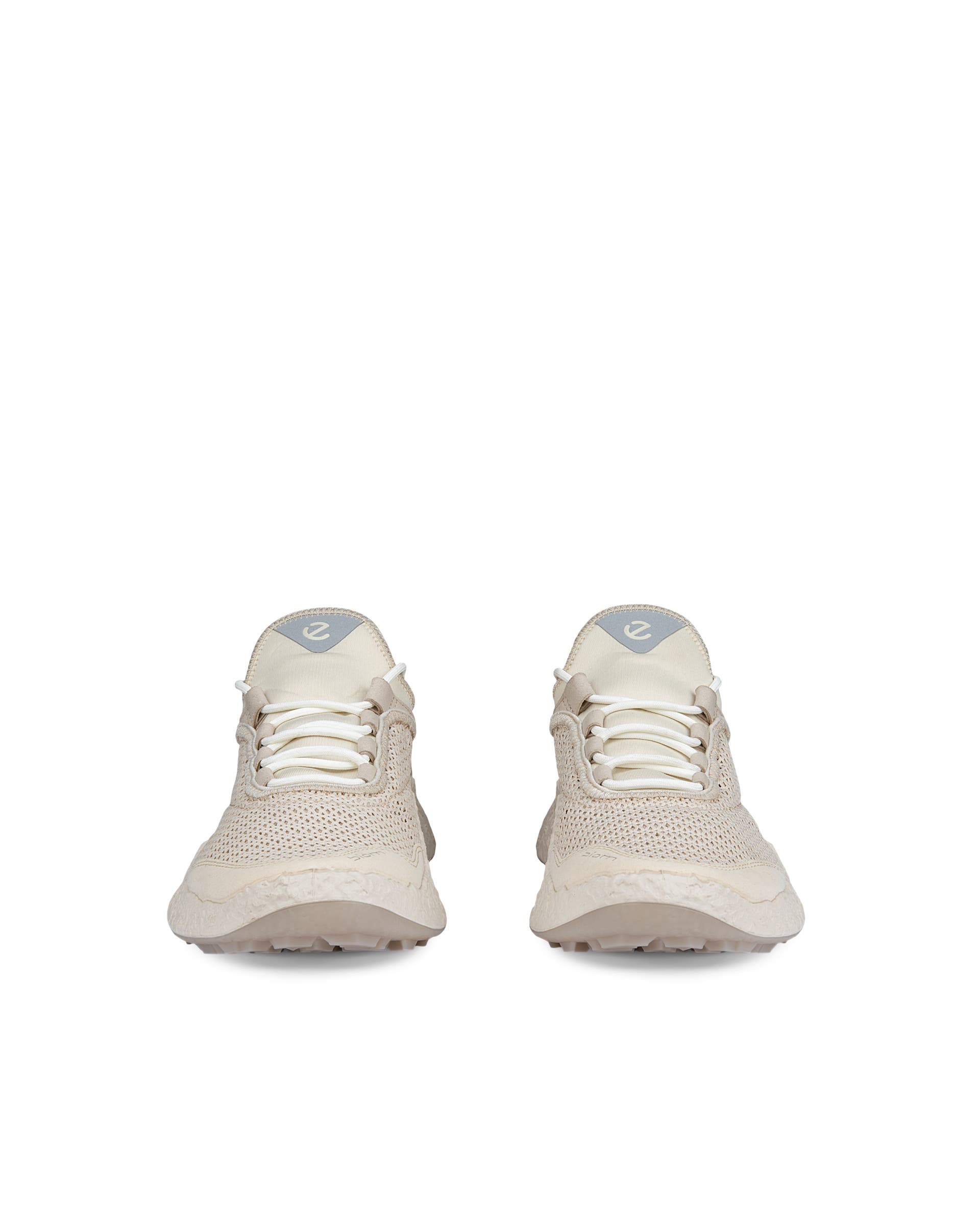 ECCO® Golf BIOM H5 Dames golfschoen van textiel - Beige - Front pair