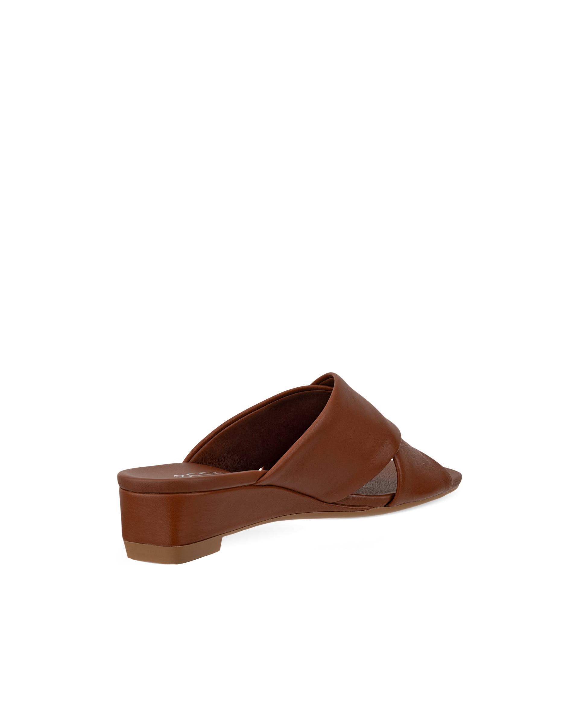 ECCO ASTRID WEDGE WOMEN'S SLIDE - Brown - Back