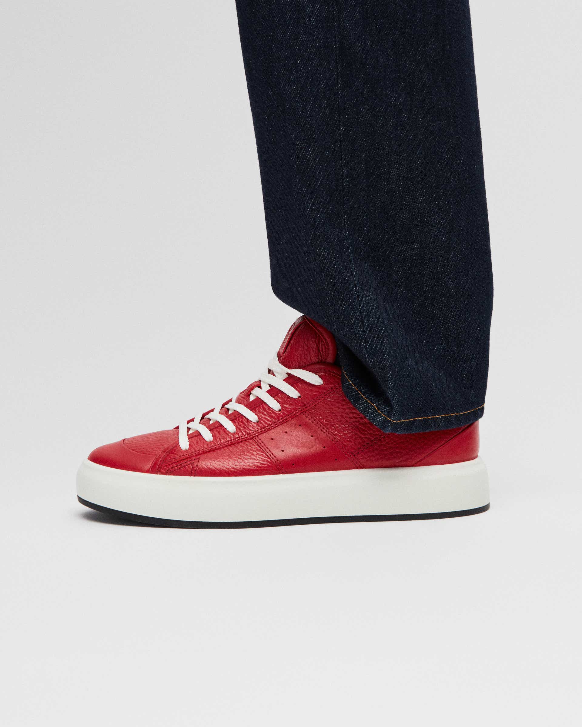 ECCO STREET ACE WOMEN'S SNEAKER - Red - Lifestyle image-1
