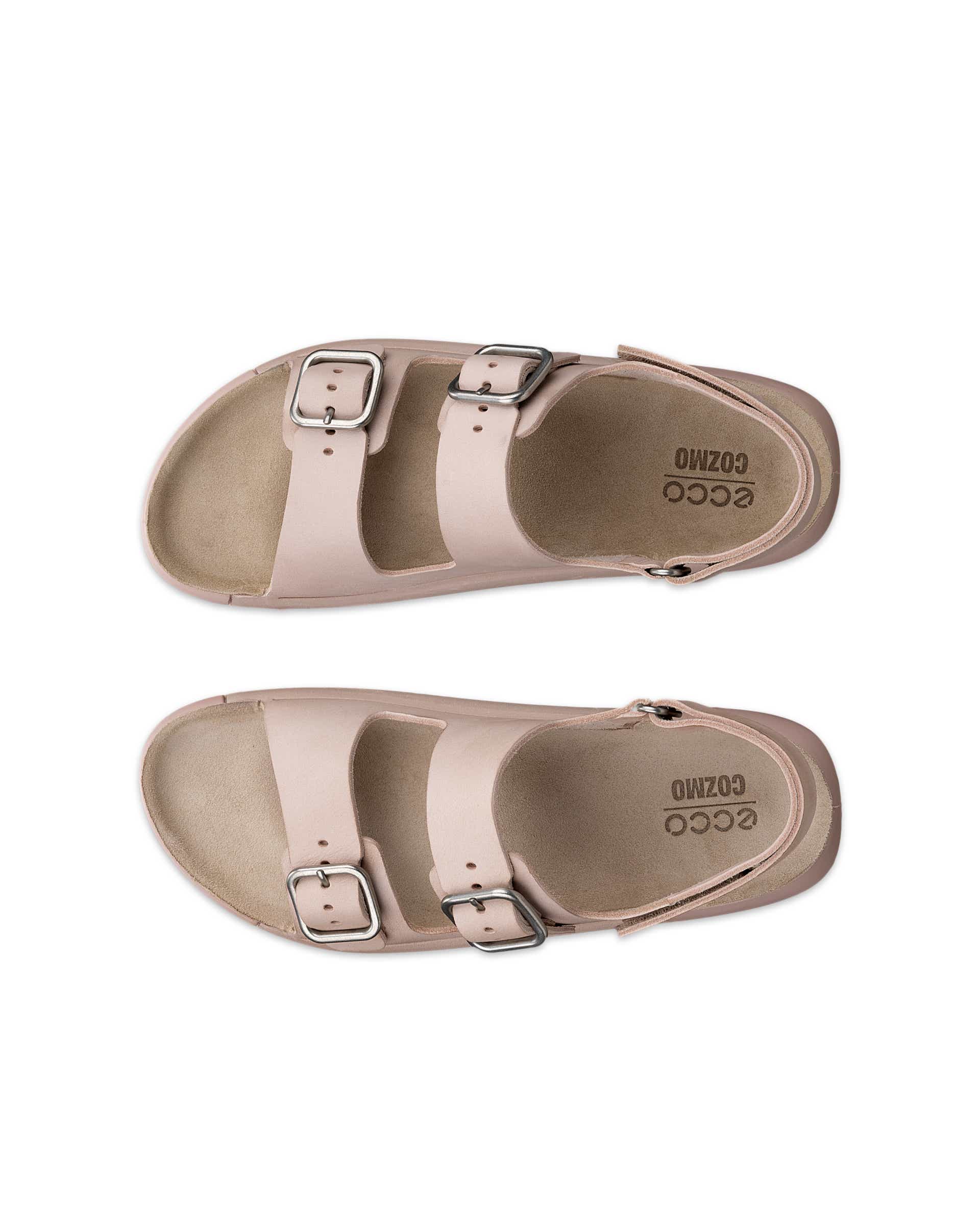 Dámské nubukové outdoorové sandály ECCO® COZMO - Růžová - Top left pair