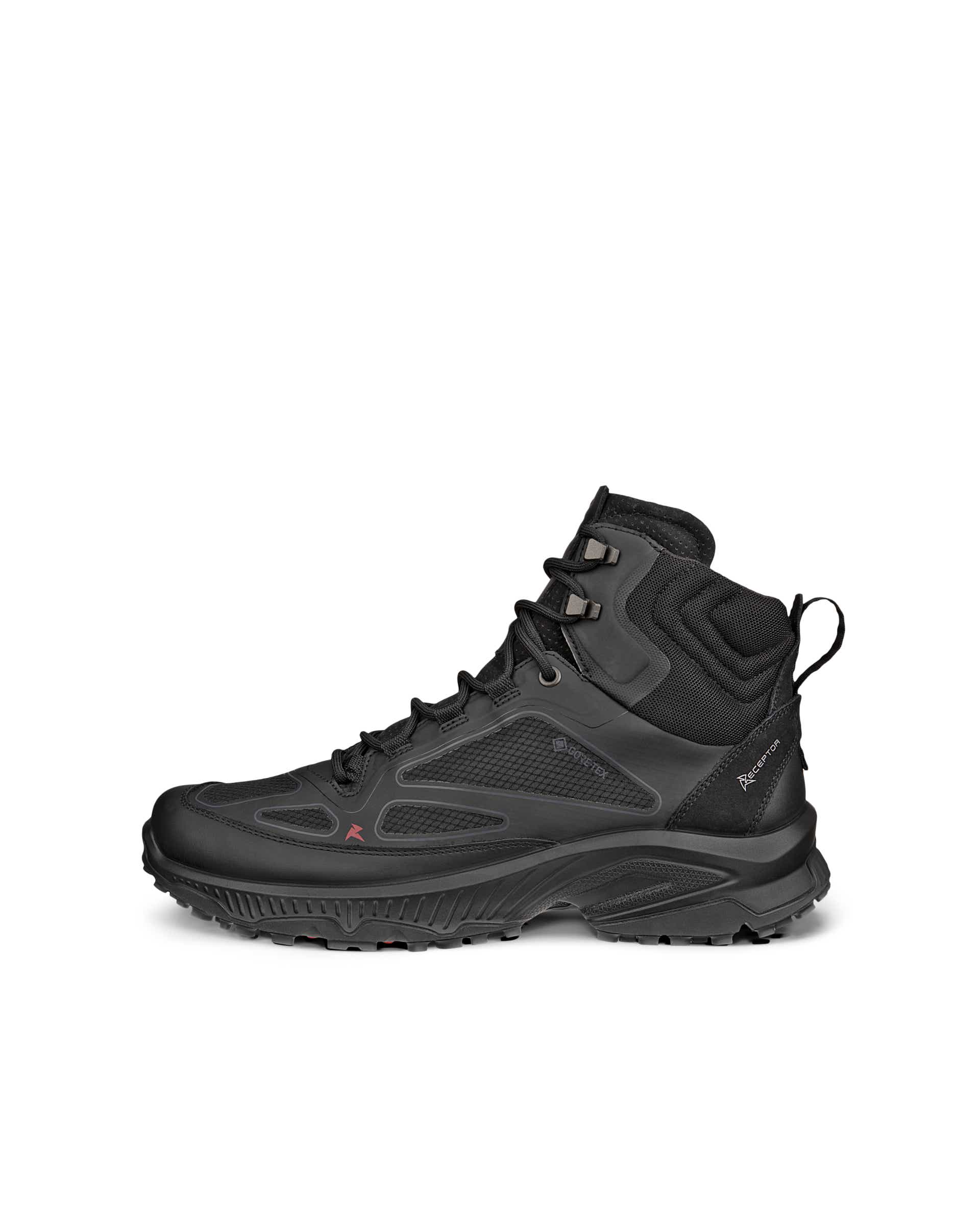ECCO RECEPTOR XP MEN メンズ レザーブーツ - ブラック - Outside