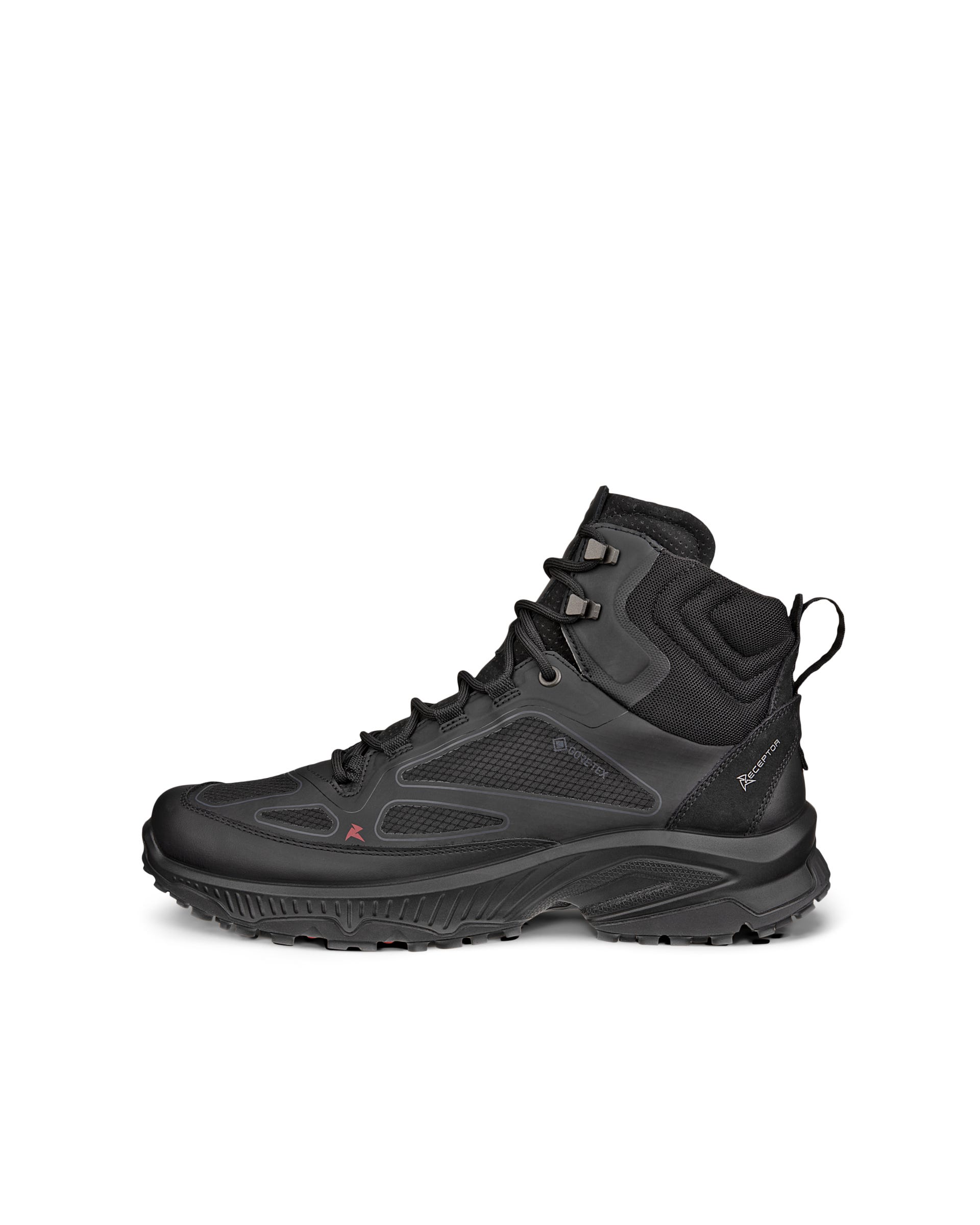 ECCO RECEPTOR XP MEN メンズ レザーブーツ - ブラック - Outside