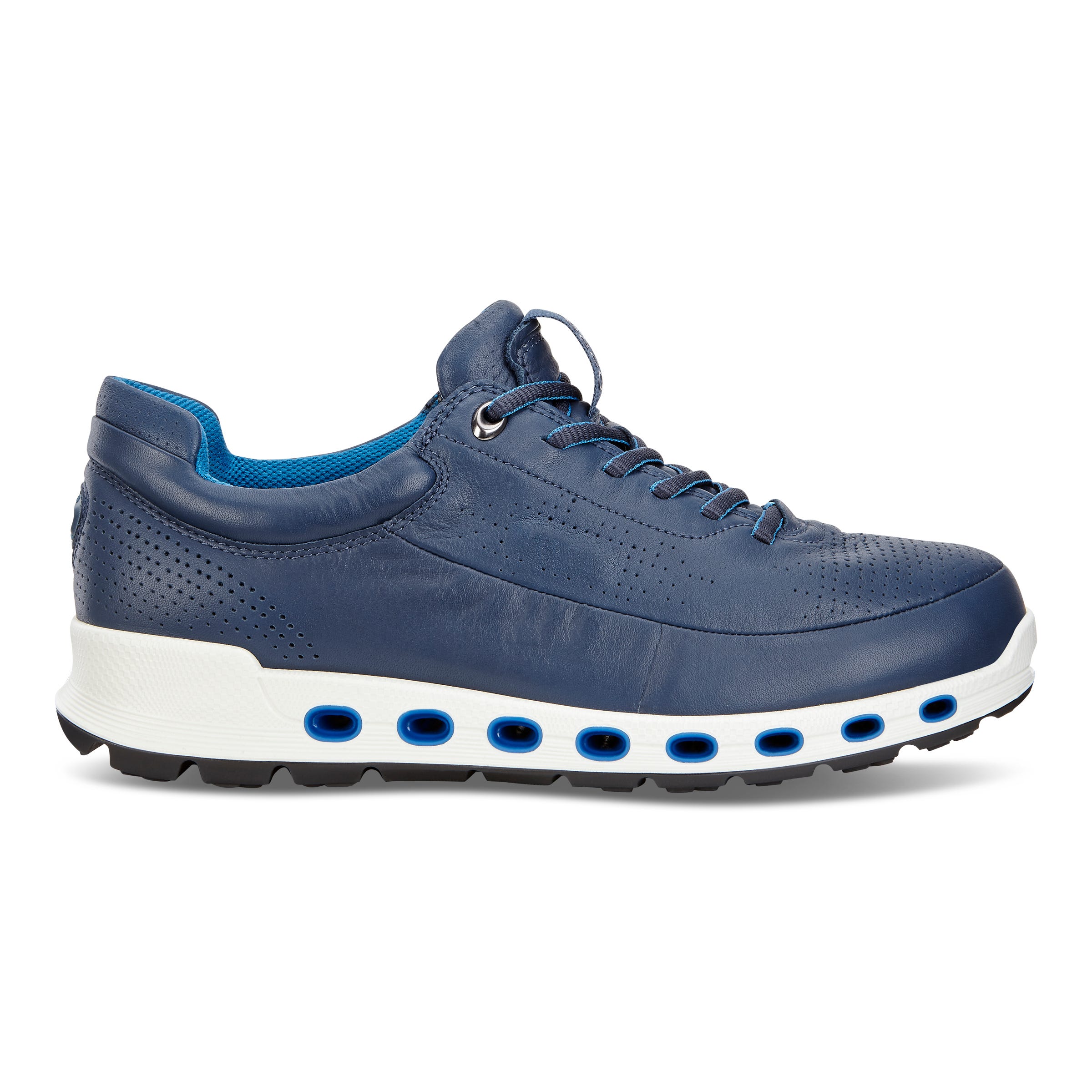 ECCO Mens Cool 2.0 Leather GTX - Blue - Outside