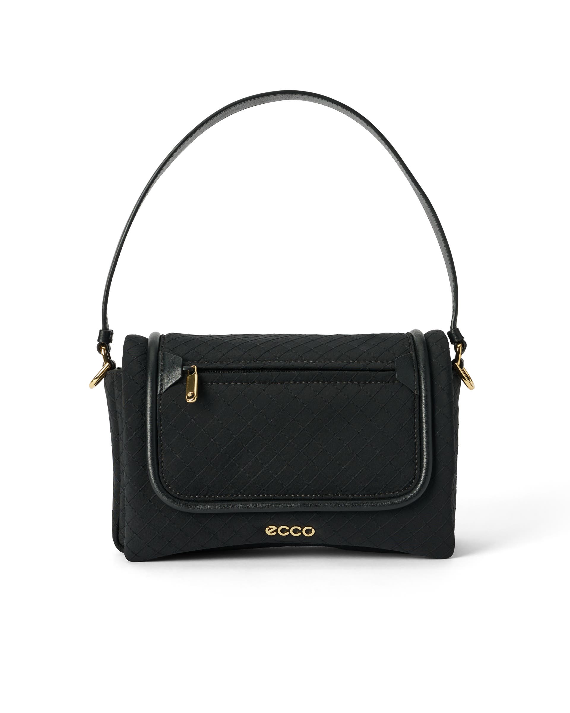 ECCO Pinch Bag L レザークロスボディバッグ | ブラック