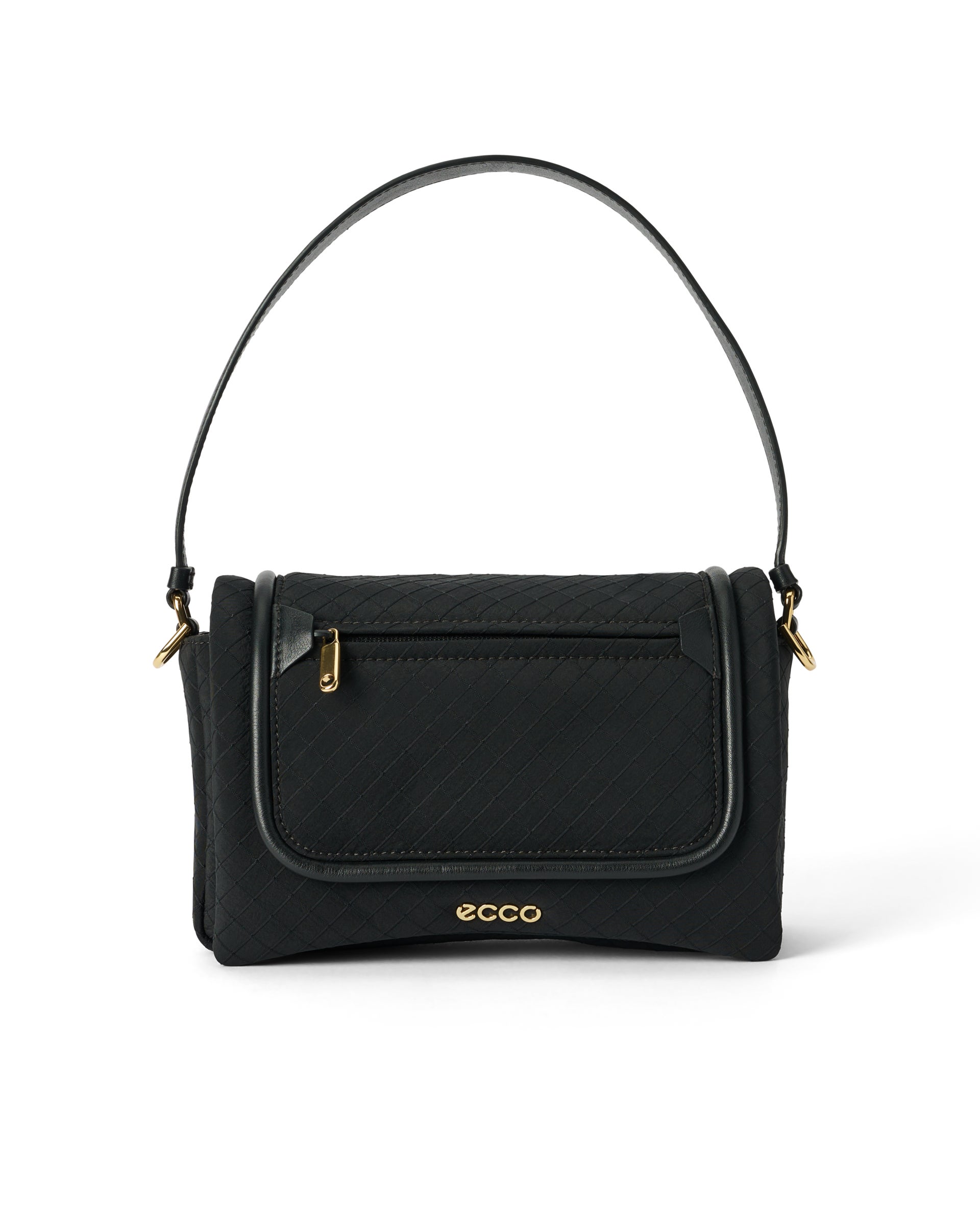 ECCO Pinch Bag L レザークロスボディバッグ - ブラック - Main