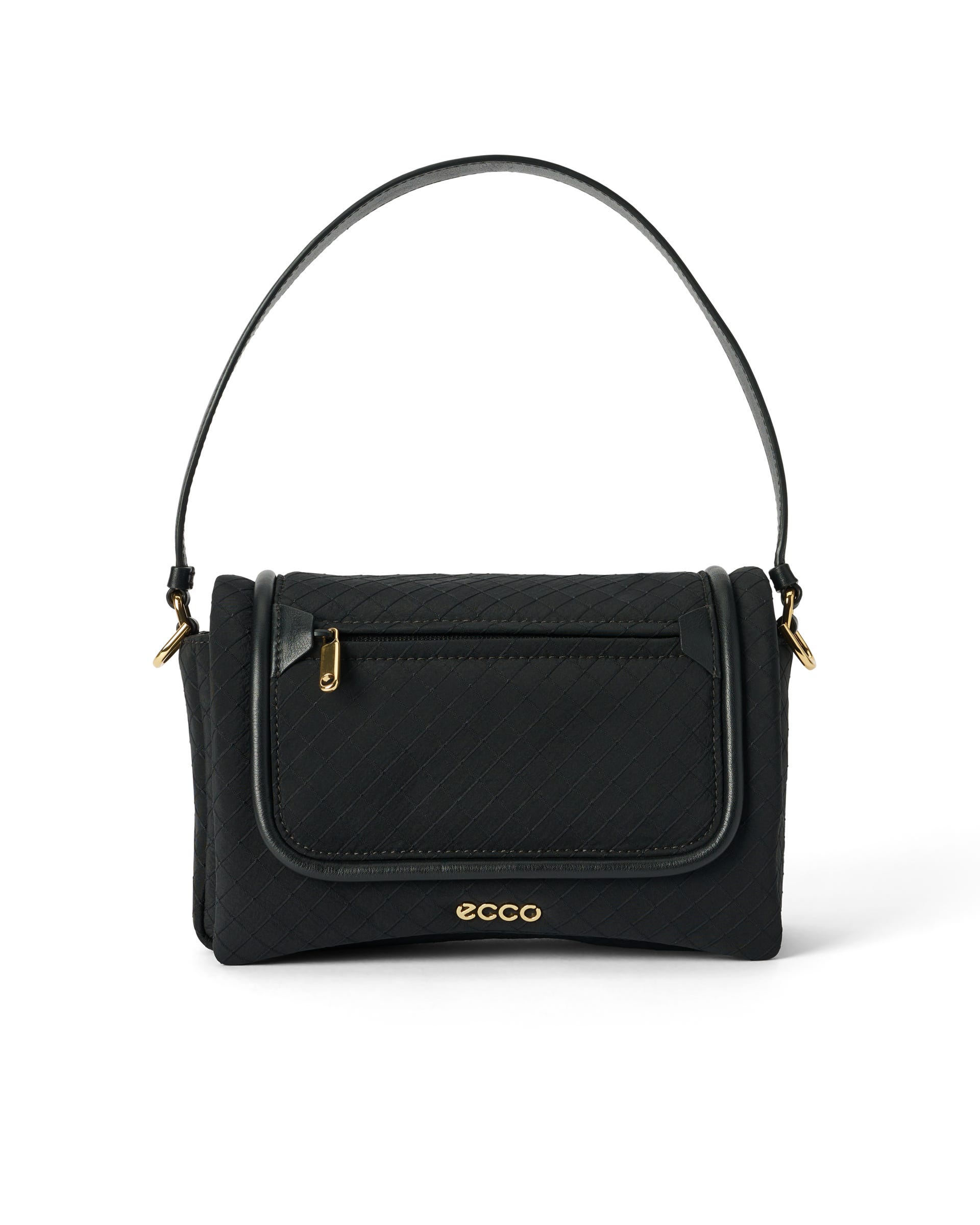 ECCO Pinch Bag L レザークロスボディバッグ - ブラック - Main