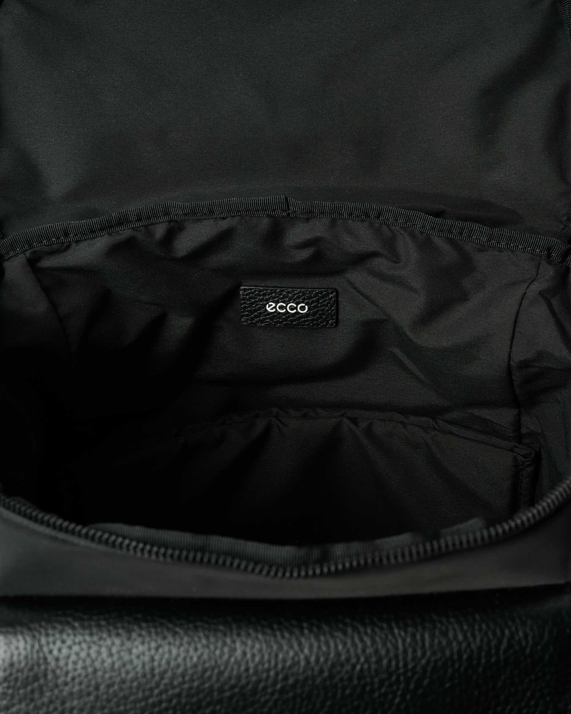 ECCO® VOYAGER leren plunjezak - Zwart - Inside
