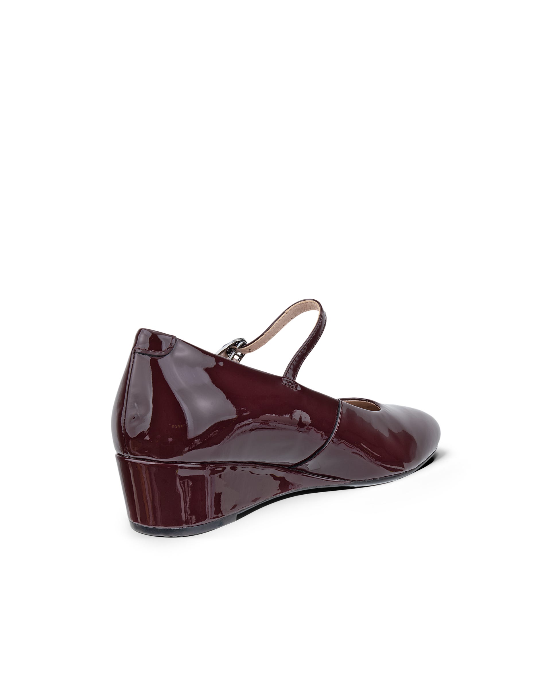 ECCO® ELEVATE WEDGE babies en cuir pour femme - Rouge - Outside