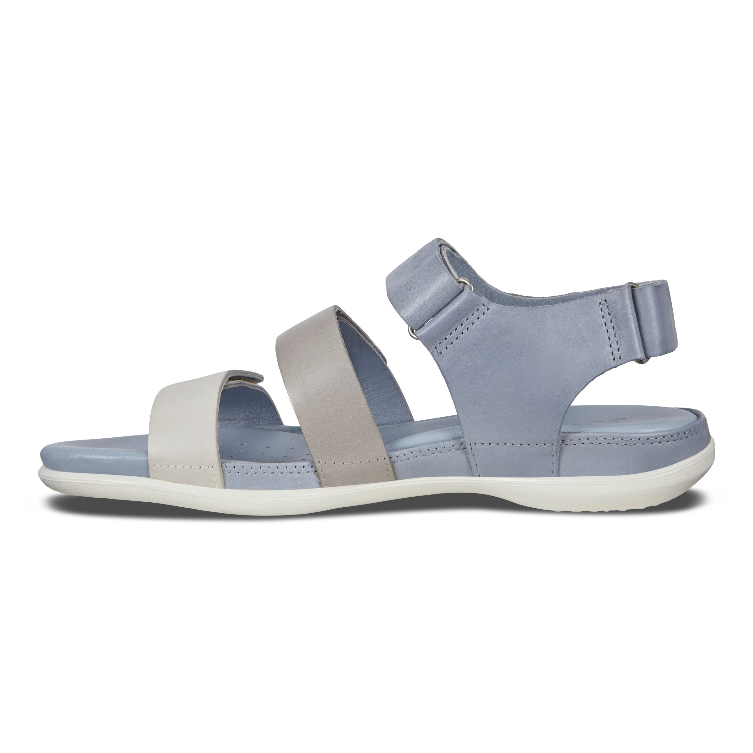 ECCO Flash Adjustable Strap Sandal - Blue - Inside