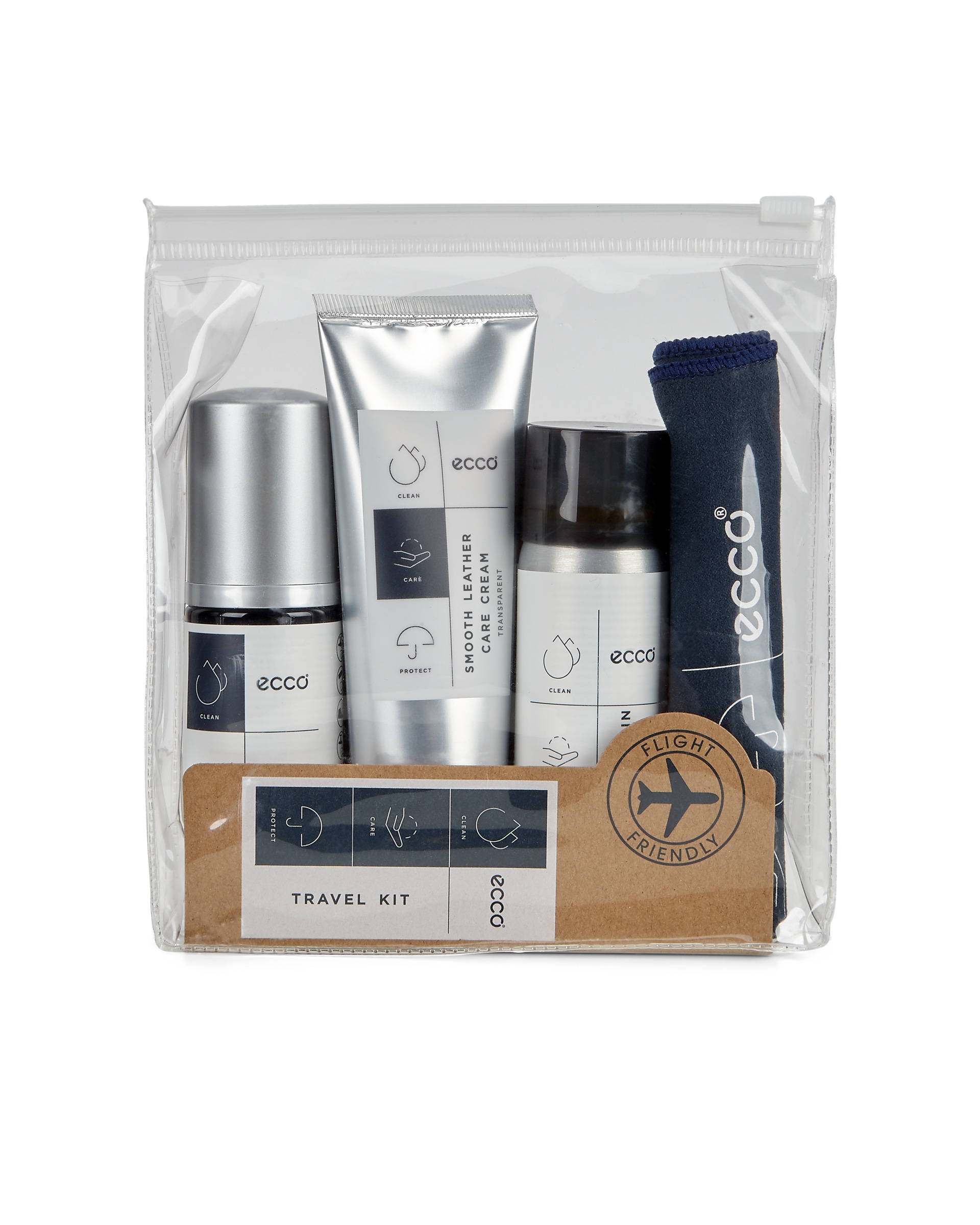 ECCO® Shoe Care Travel Kit - White - Main