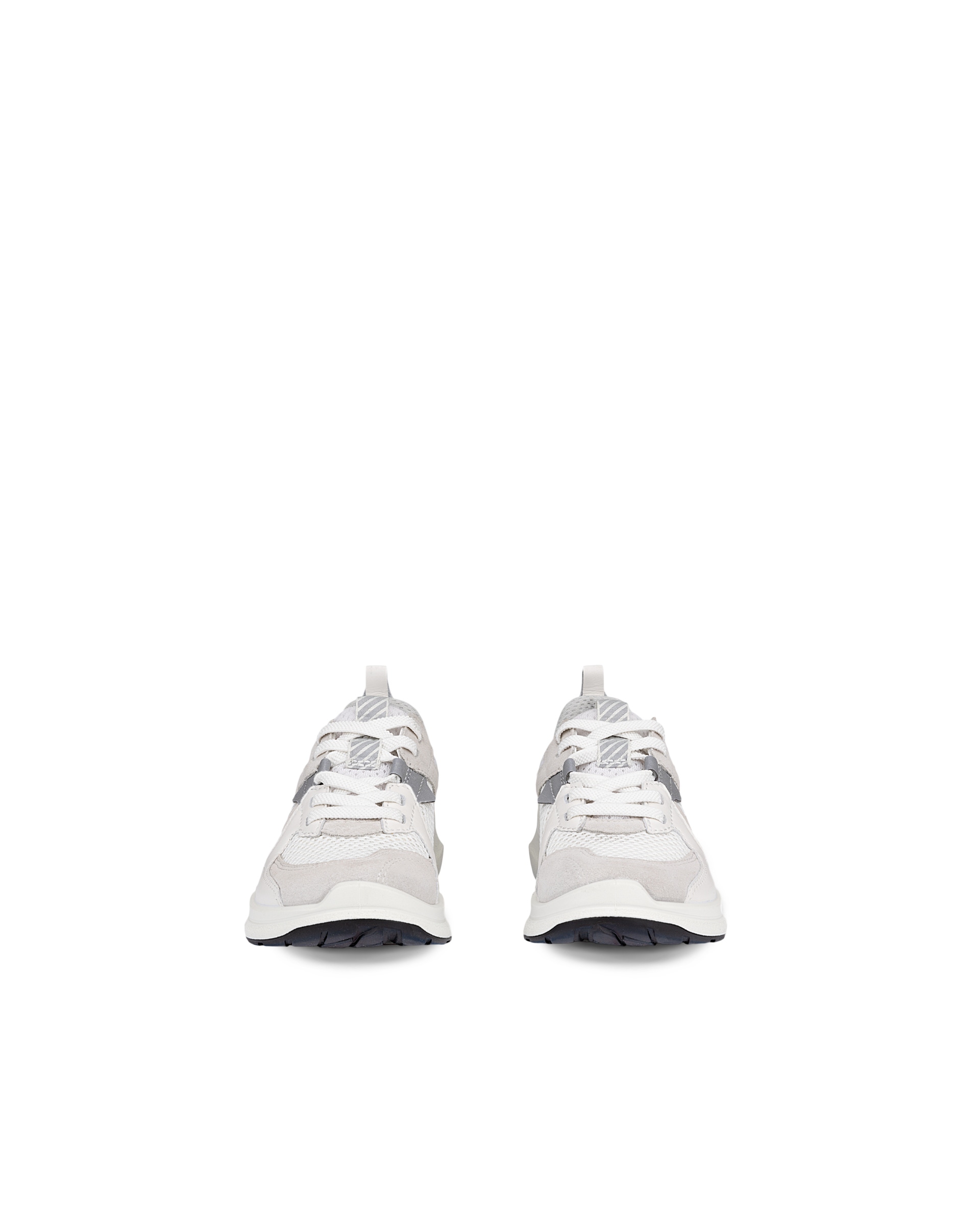 Dětské velurové outdoorové tenisky ECCO® BIOM 2.2 - Bílá - Front pair