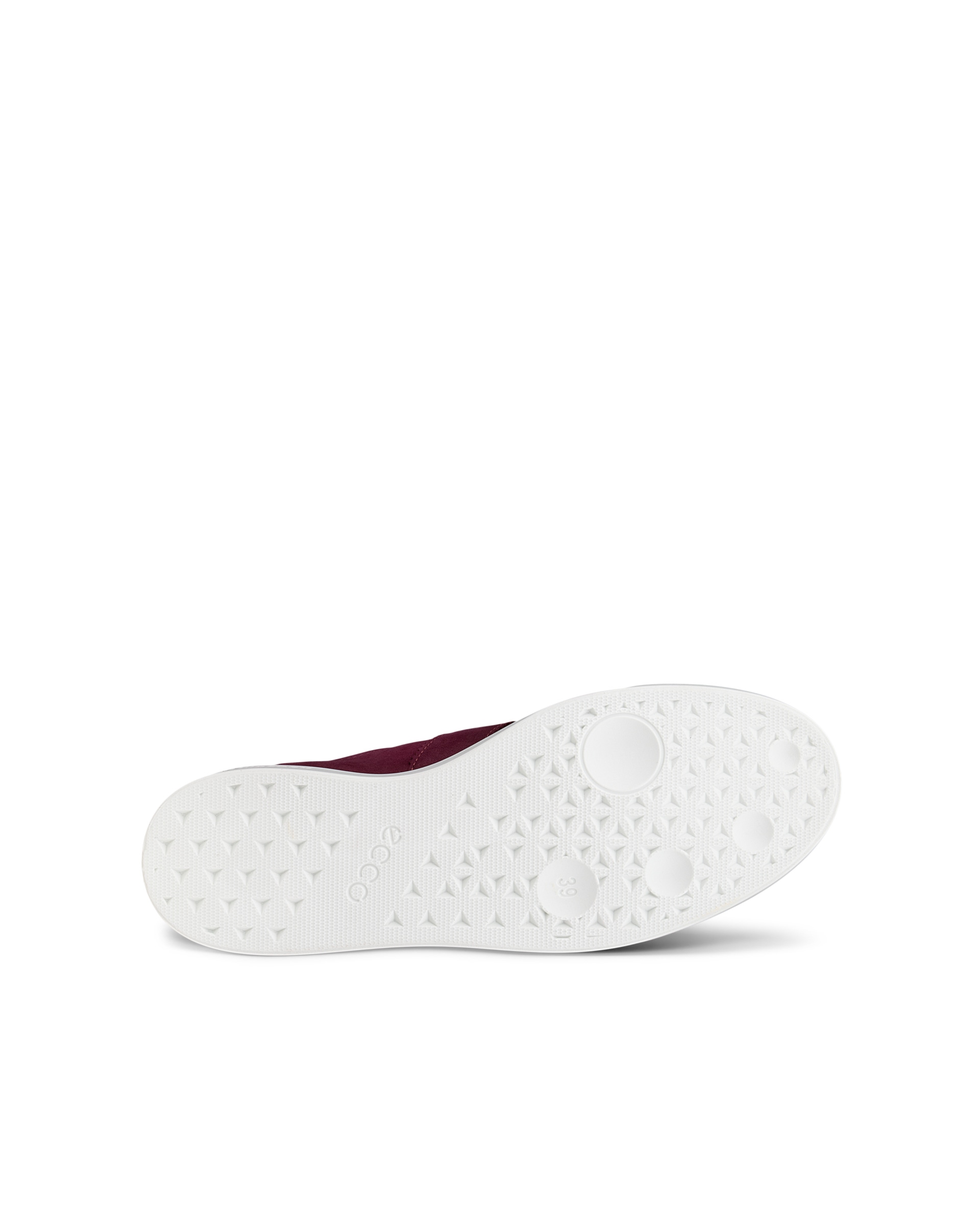 ECCO® STREET LITE baskets en nubuck pour femme - Rouge - Sole
