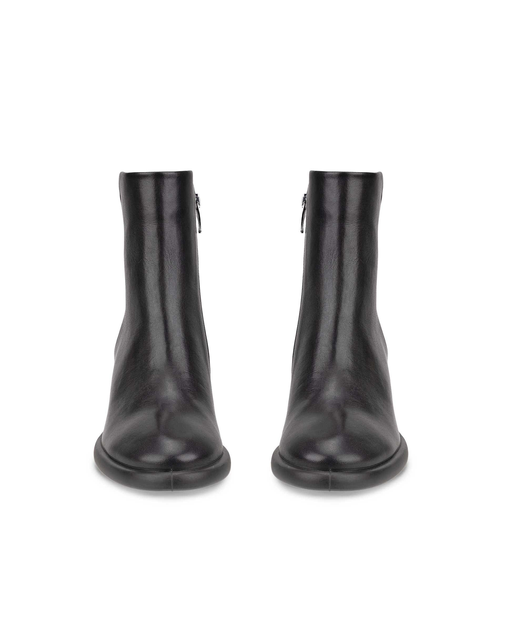 Women's ECCO® Sculpted LX 55 Leather Mid-Cut Boot - Black - Front pair