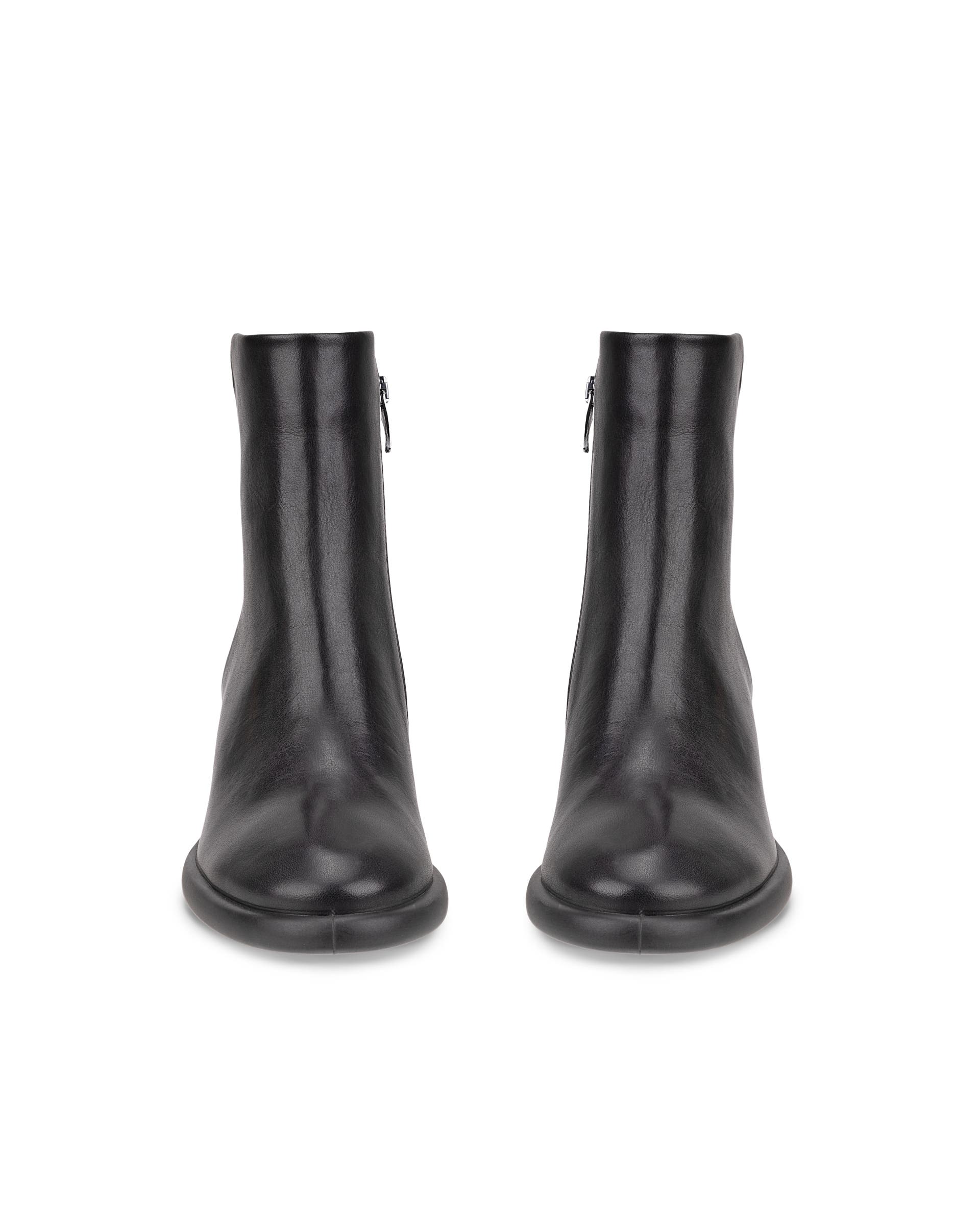 Women's ECCO® Sculpted LX 55 Leather Mid-Cut Boot - Black - Front pair