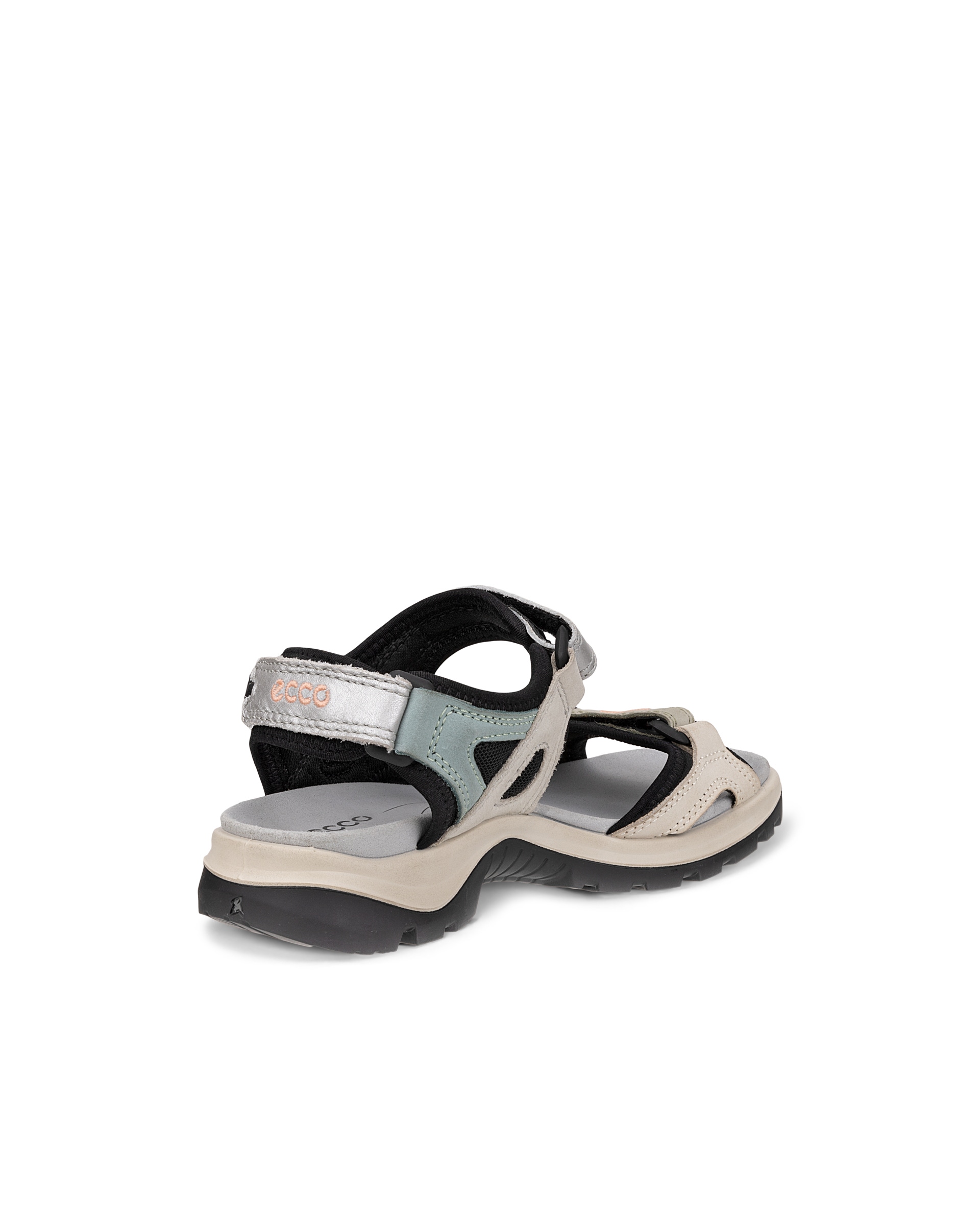 Women's ECCOยฎ Offroad Yucatan Nubuck Hiking Sandal - Brown - Back