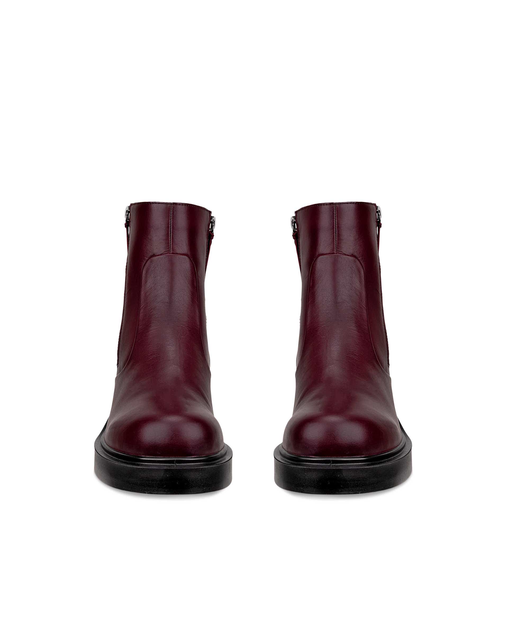 ECCO® METROPOLE SEOUL 45 női közepesen magasszárú bőrcsizma - Piros - Front pair