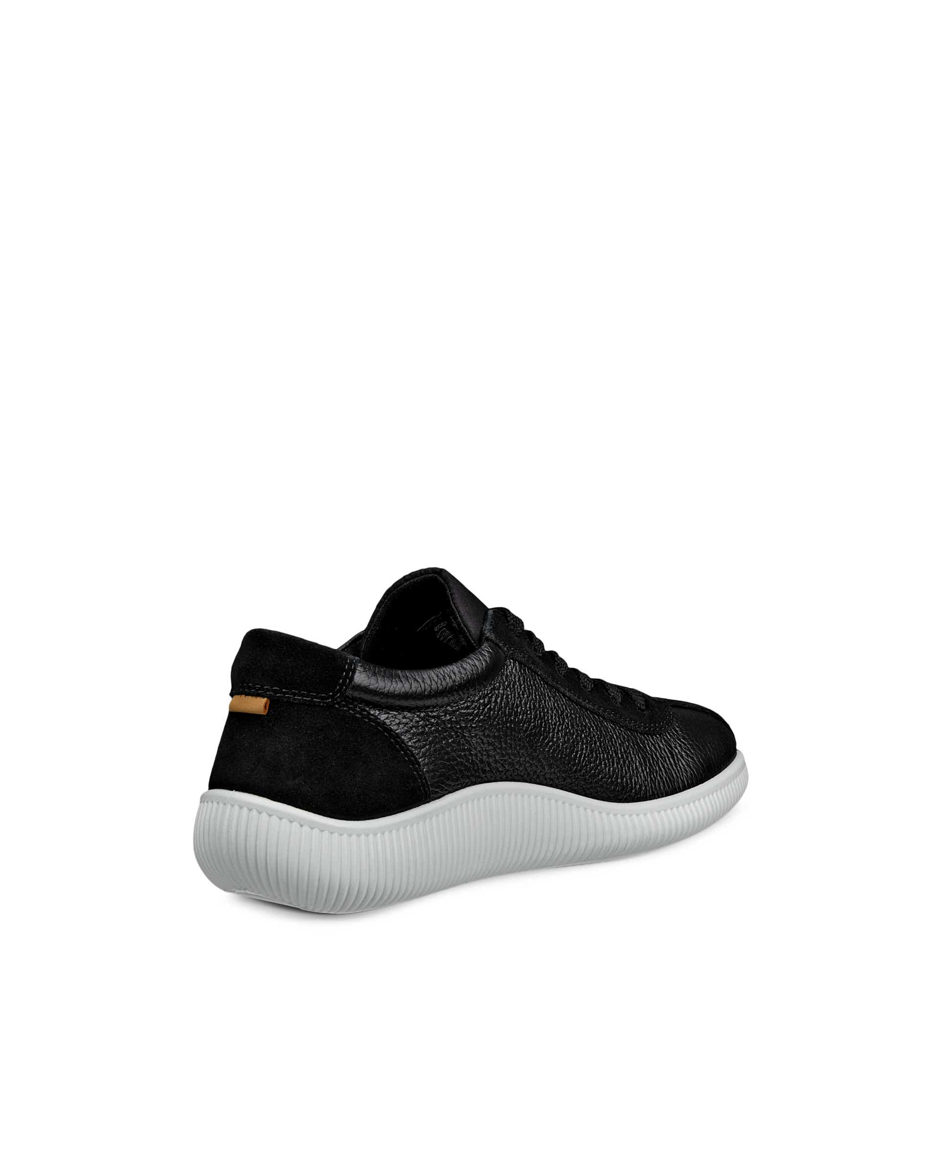 ECCO SOFT ZERO WOMEN'S SNEAKER - Black - Back
