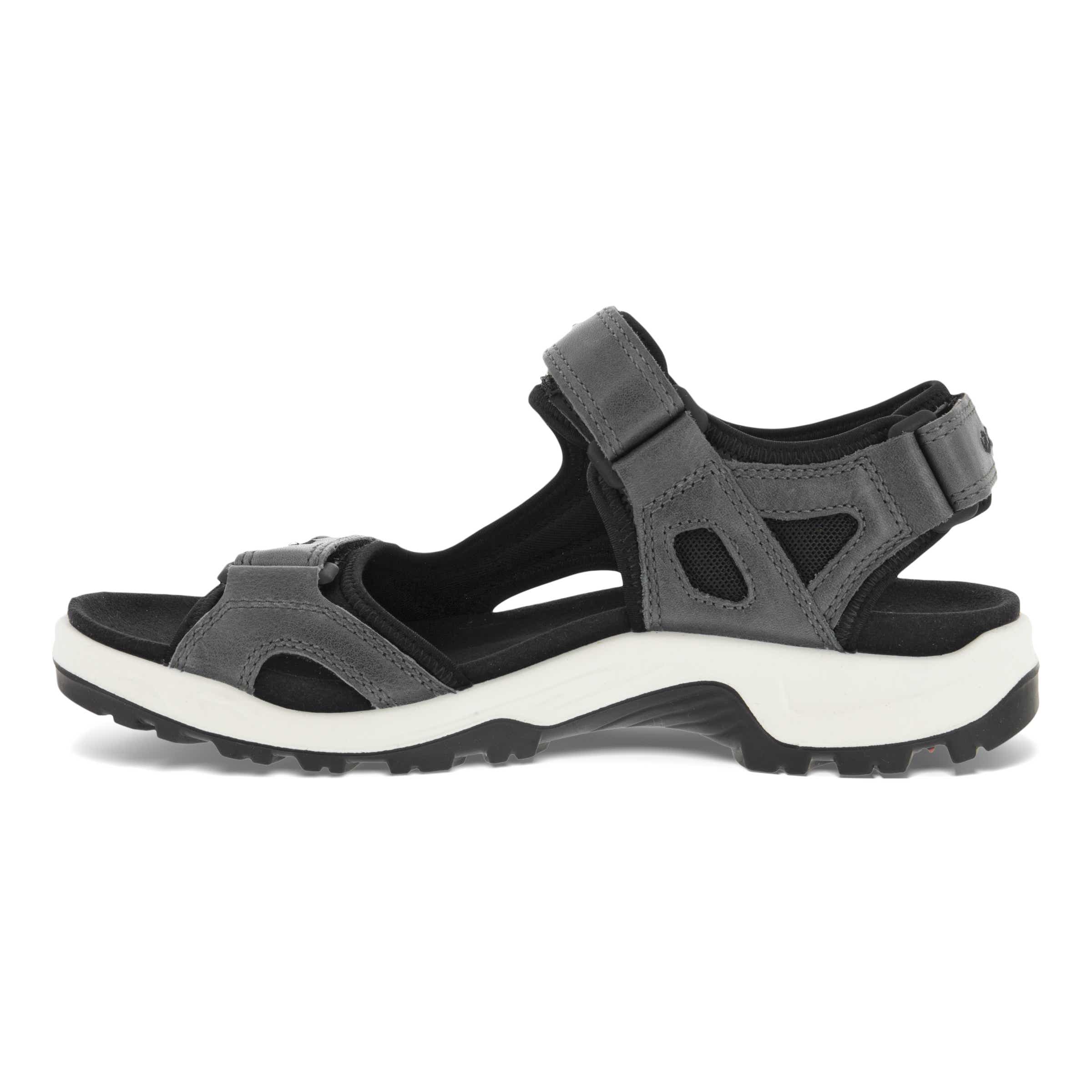 ECCO Offroad Upcycle Editions メンズ レザーハイキングサンダル - グレー - Inside