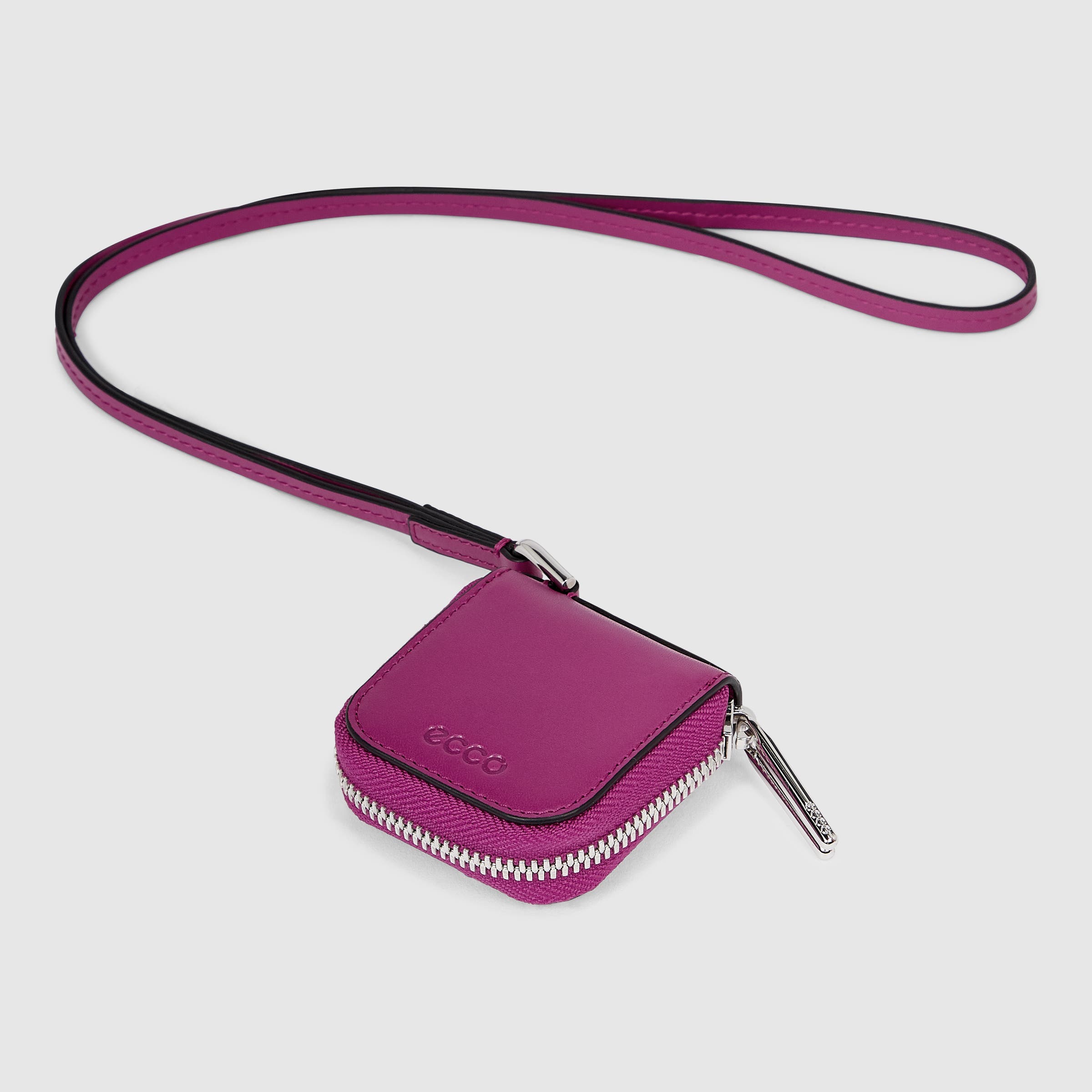ECCO® Journey Leather Airpod Case - Purple - Main