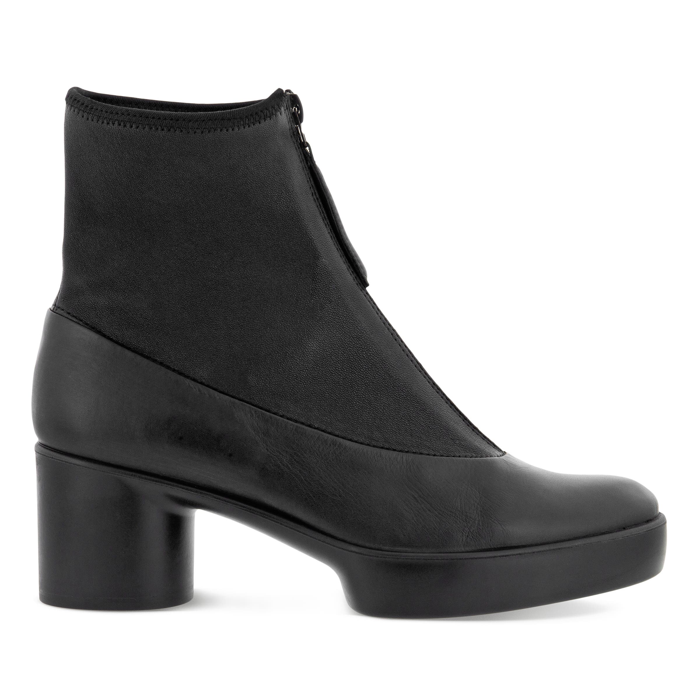 ECCO Shape Sculpted Motion 35 Zipped Ankle Boot - Black - Outside