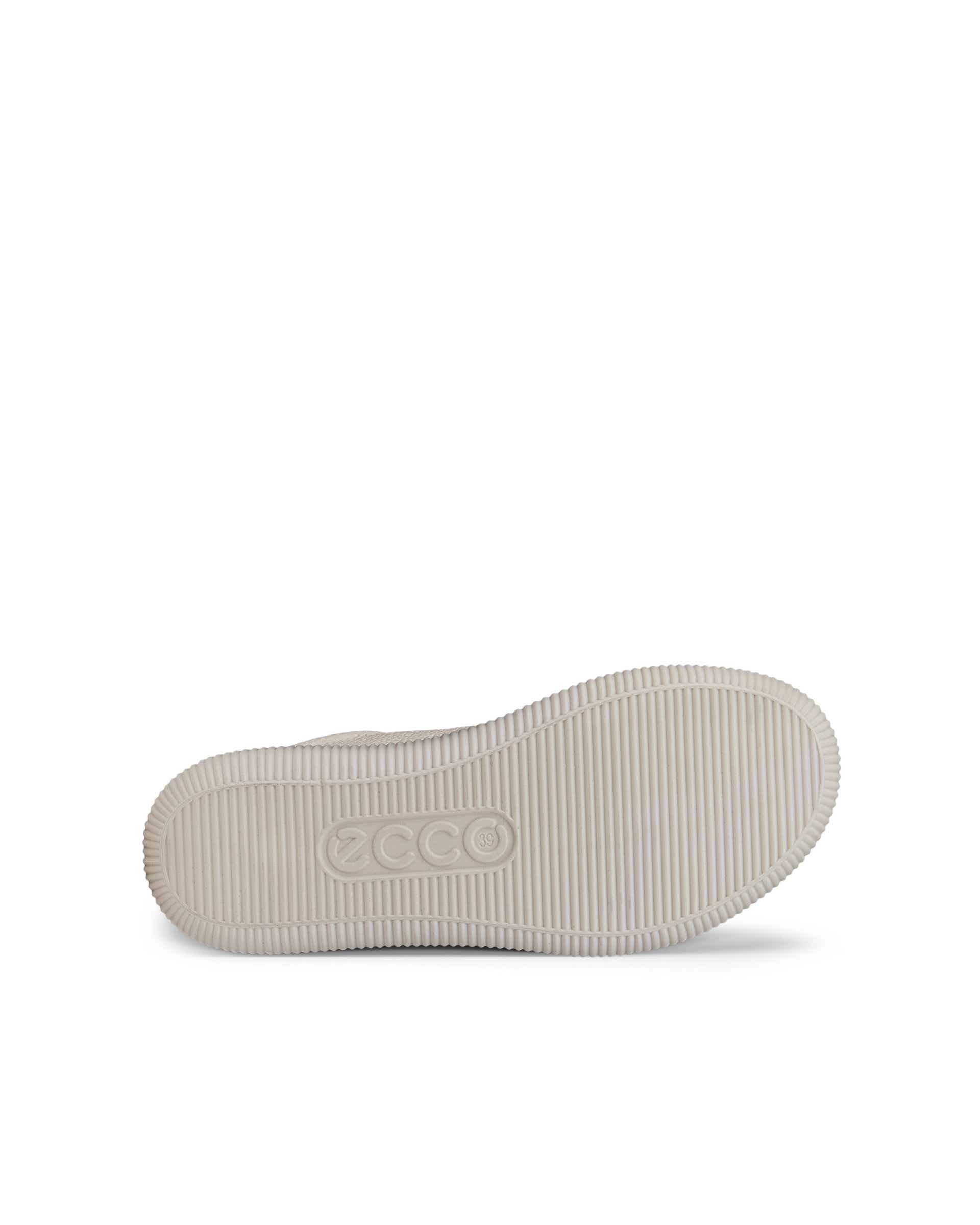 ECCO Soft Zero WOMEN ウィメンズ レザースニーカー - ベージュ - Sole