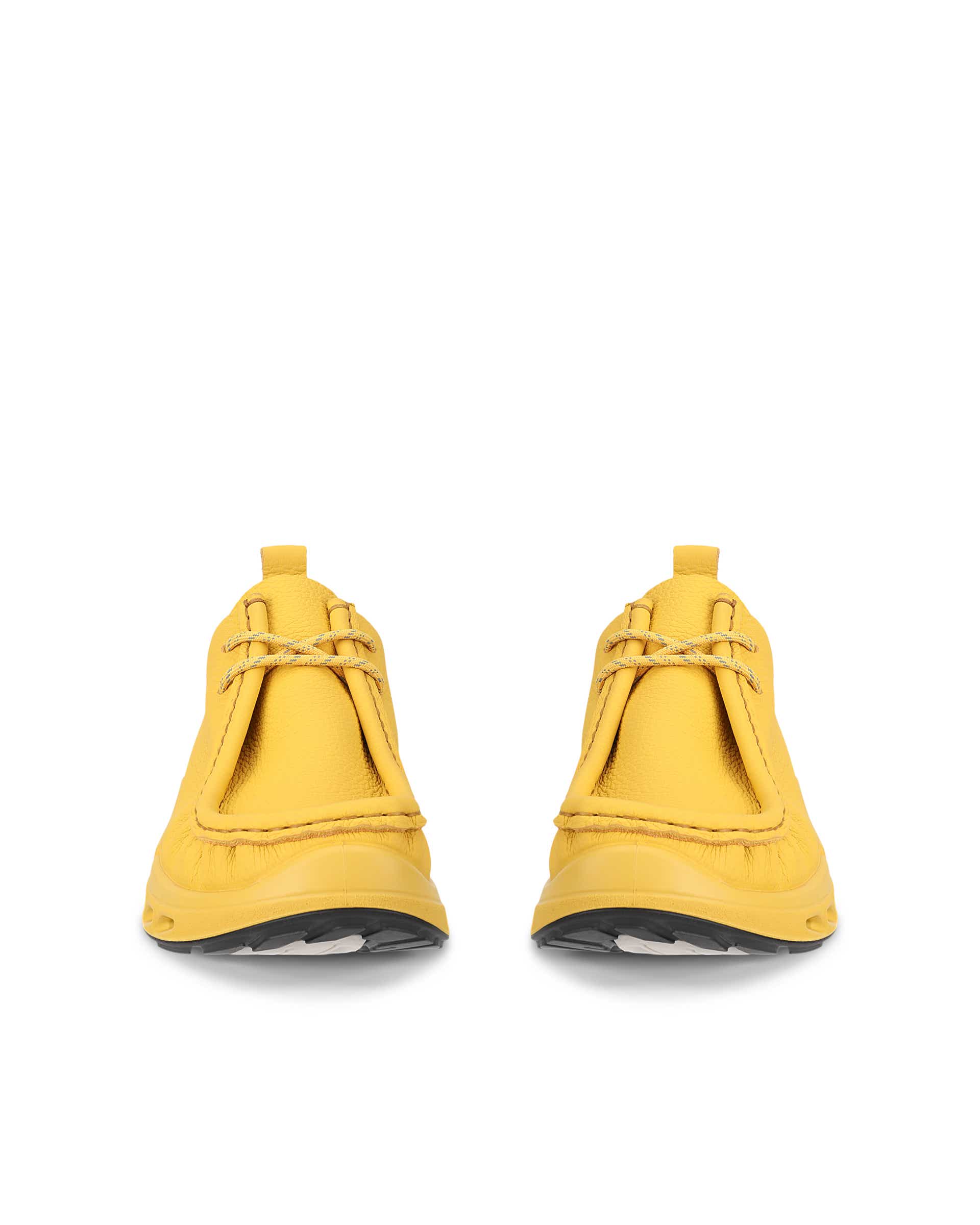 ECCO Biom 720 Women ウィメンズ レザーシューズ - イエロー - Front pair