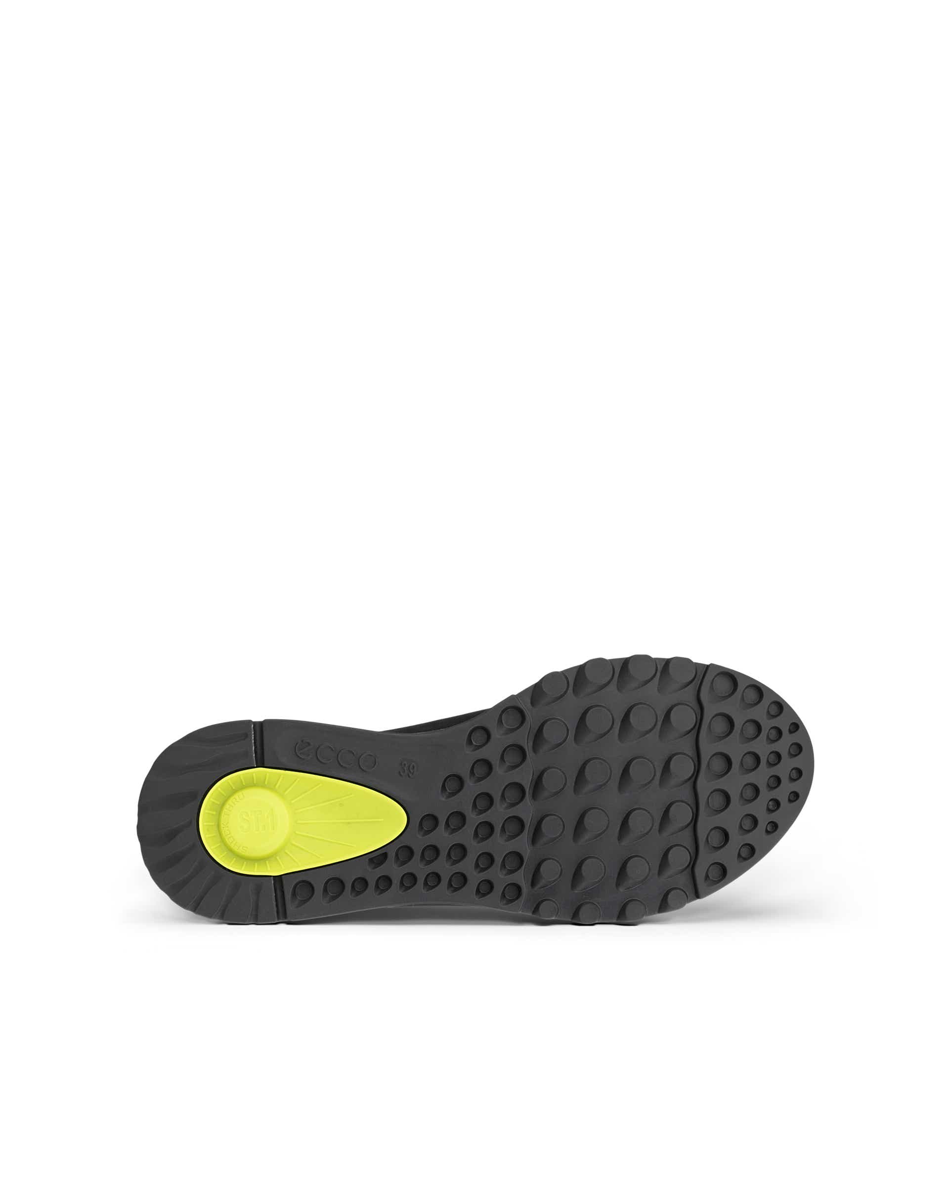 ECCO® EXOSTRIDE Damen Sneaker aus Nubukleder - Schwarz - Sole