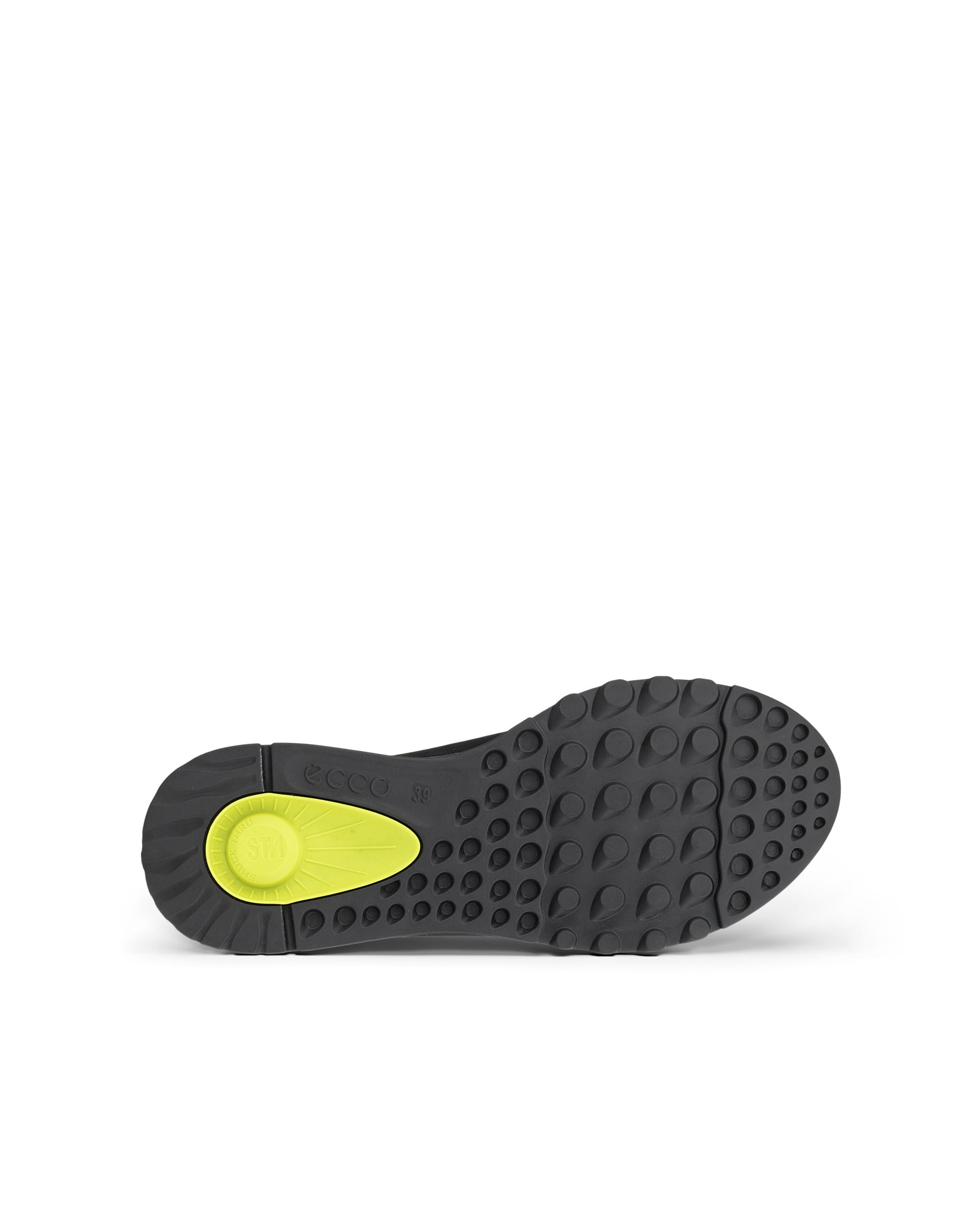 ECCO® EXOSTRIDE Damen Sneaker aus Nubukleder - Schwarz - Sole