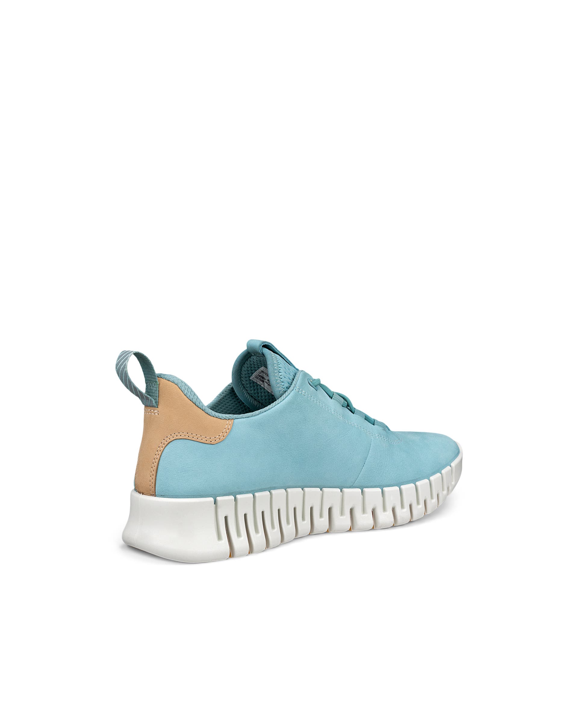Women's ECCO® Gruuv Nubuck Trainer - Blue - Back