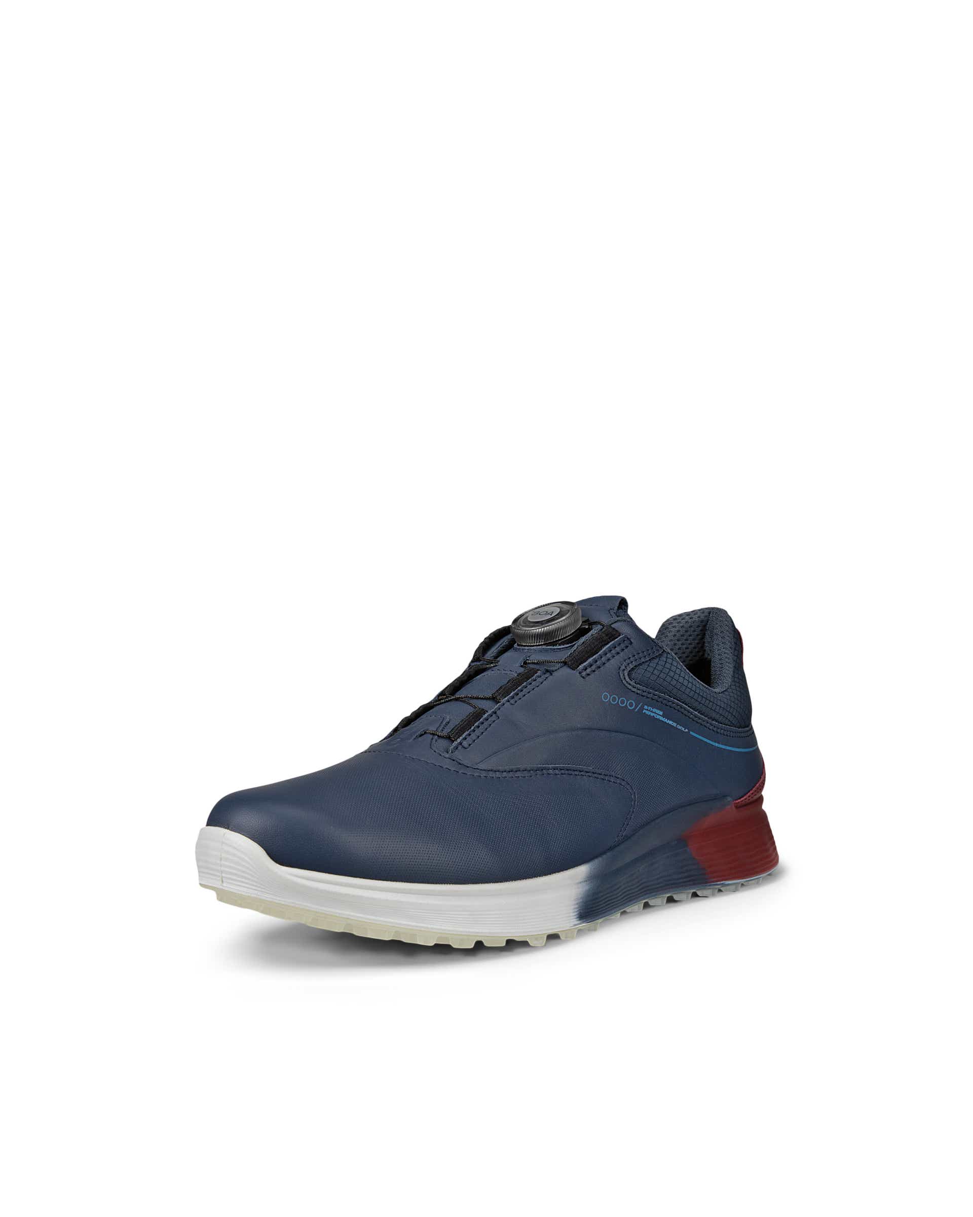 ECCO Golf S Three BOA メンズ レザーGore-Texゴルフシューズ | ブルー ECCO Golf S Three BOA メンズ レザーGore-Texゴルフシューズ | ブルー