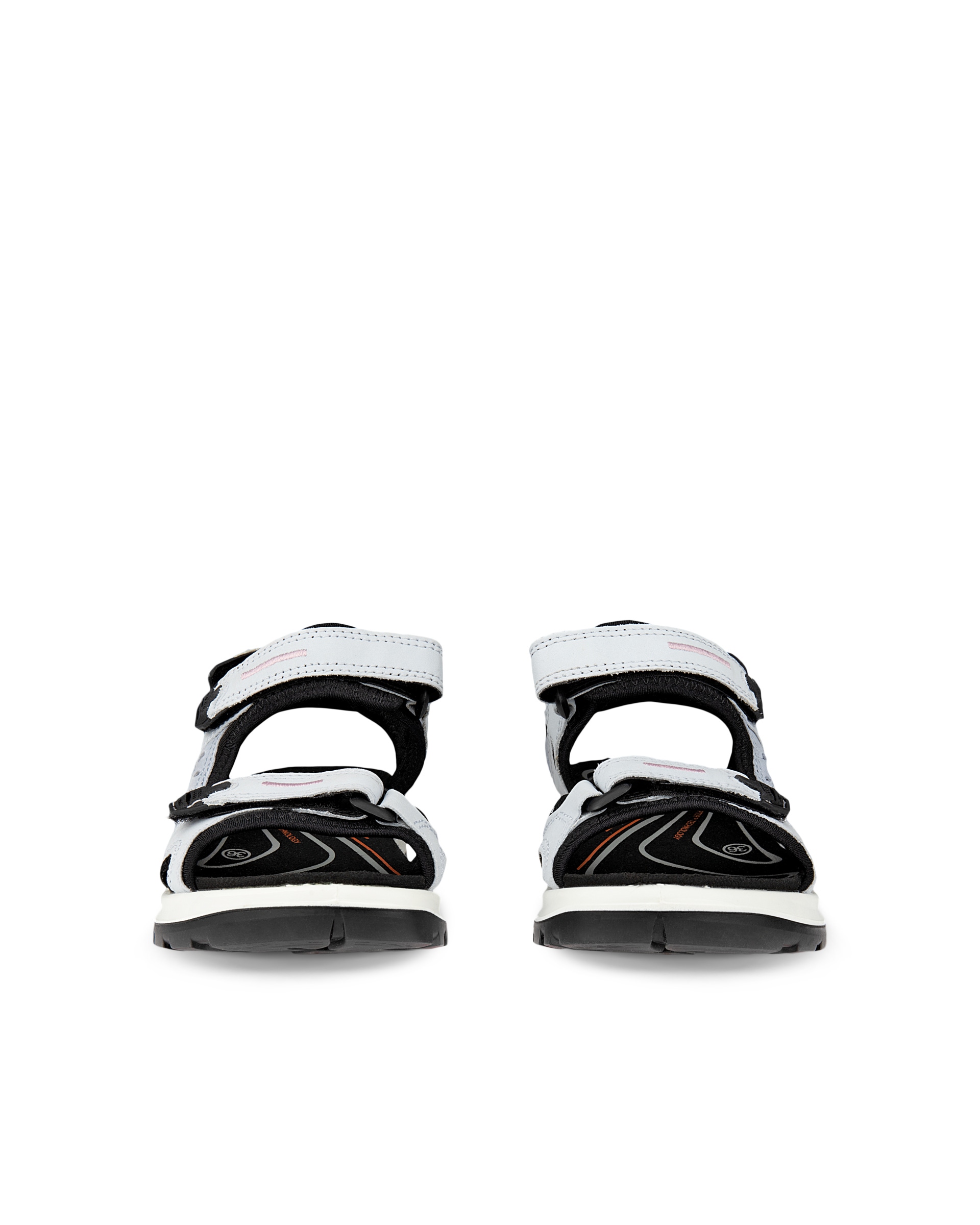 Dámské nubukové outdoorové sandály ECCO® Offroad Yucatan - Modrá - Front pair