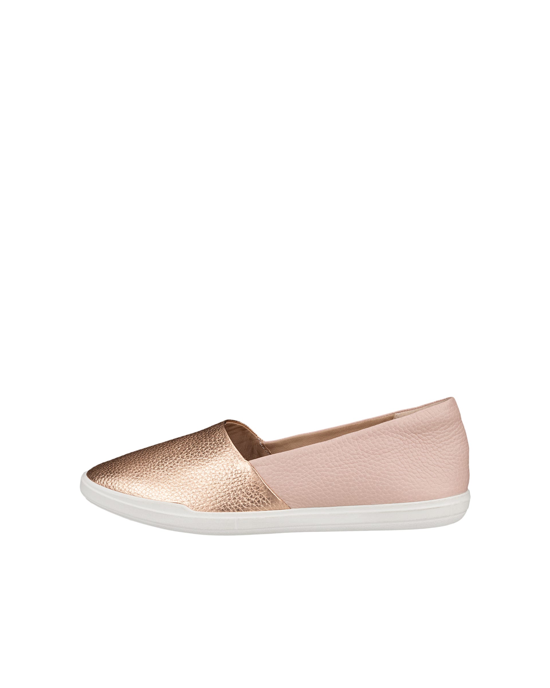 ECCO Simpil ウィメンズ レザーローファー - メタリック - Outside