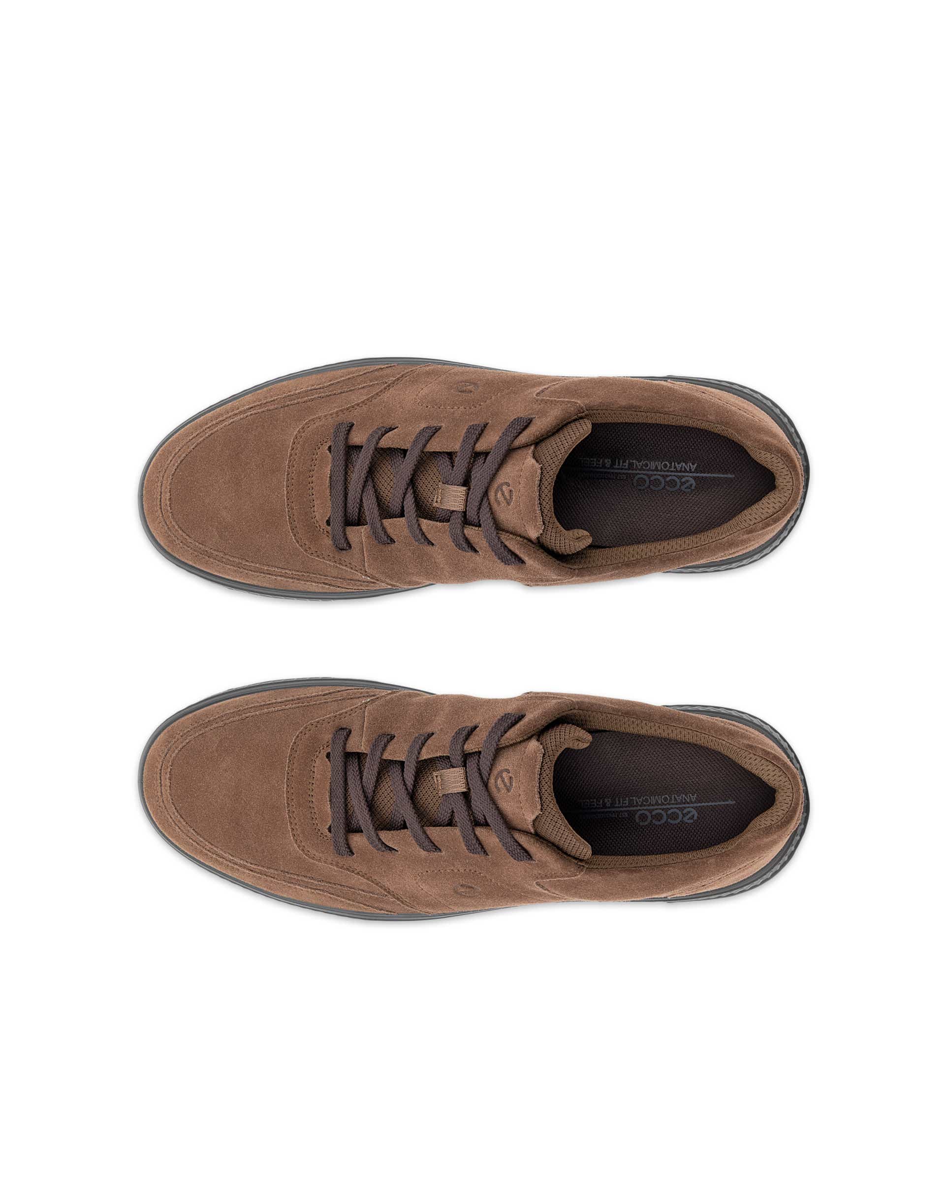 Men's ECCO® MOVE Suede Sneaker - Brown - Top left pair