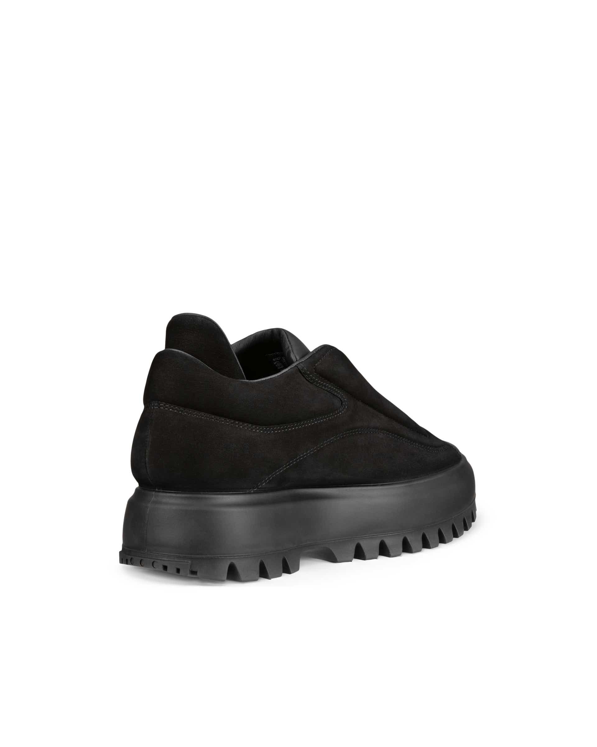 ECCO STREET ACE RAL7000 MENS メンズ ヌバックスニーカー - ブラック - Back