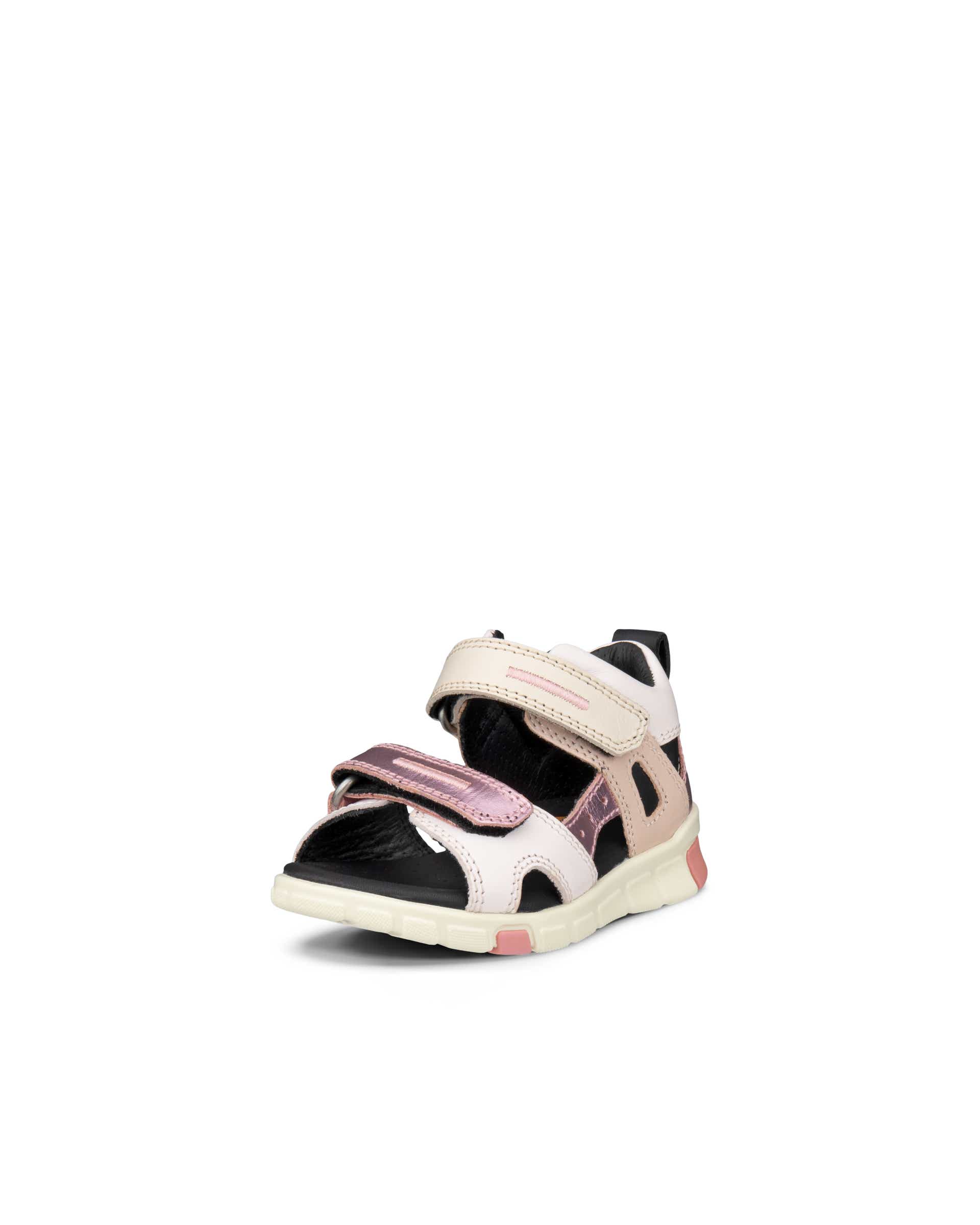 ECCO® Mini Stride nahast sandaal lastele - Roosa - Main