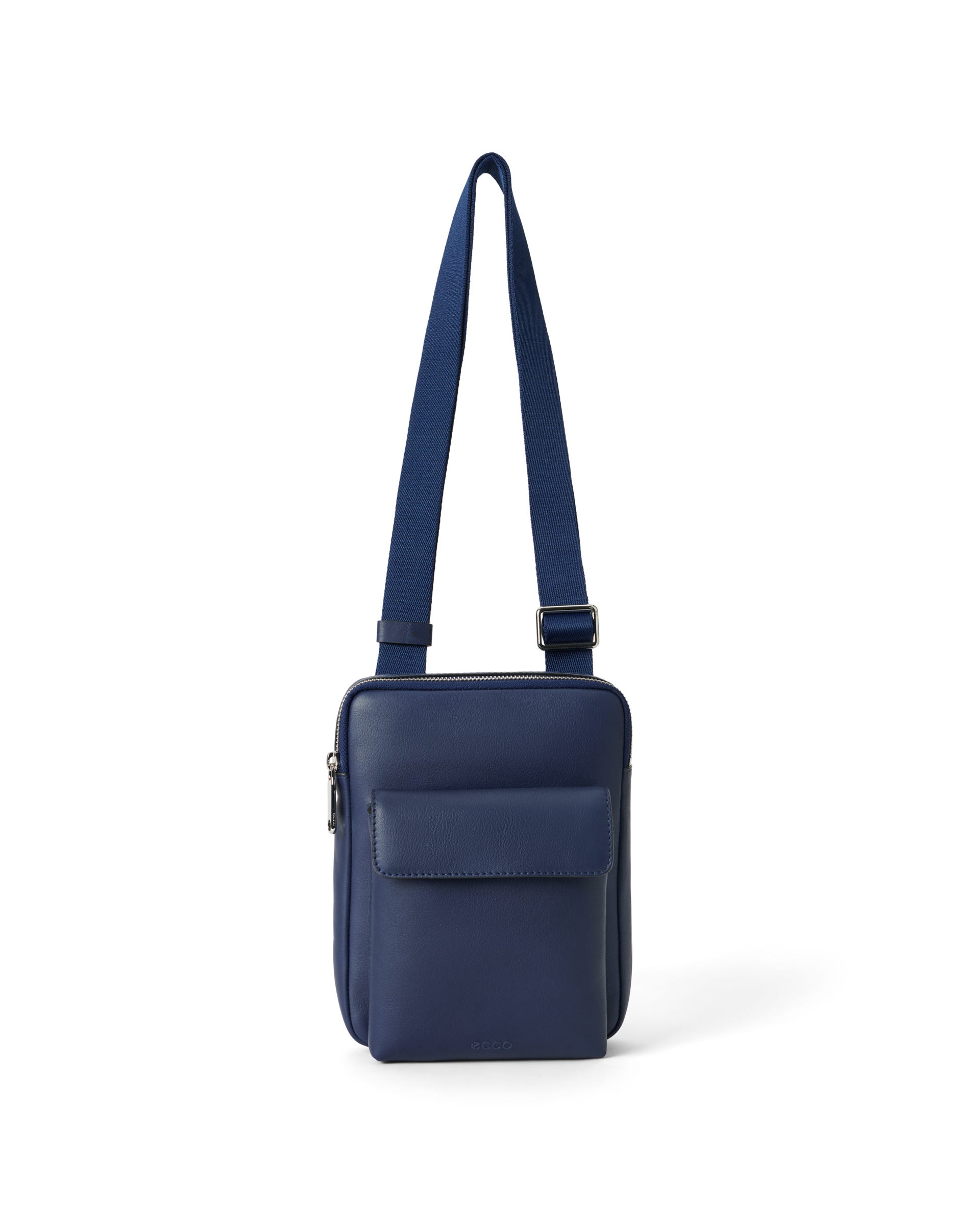 ECCO ボディーバッグ　本革 ECCO Fortune Small Soft Pebbled レザークロスボディバッグ