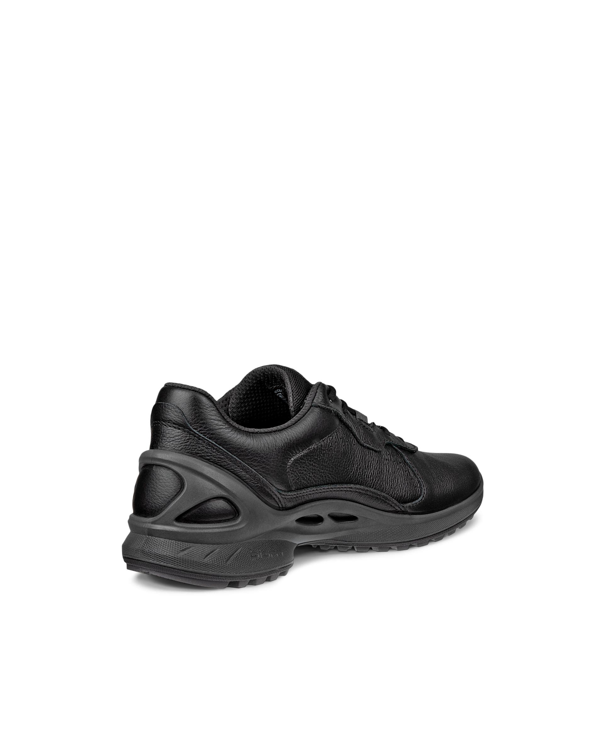 Women's ECCO® Biom Energi Leather Outdoor Sneaker - Black - Back