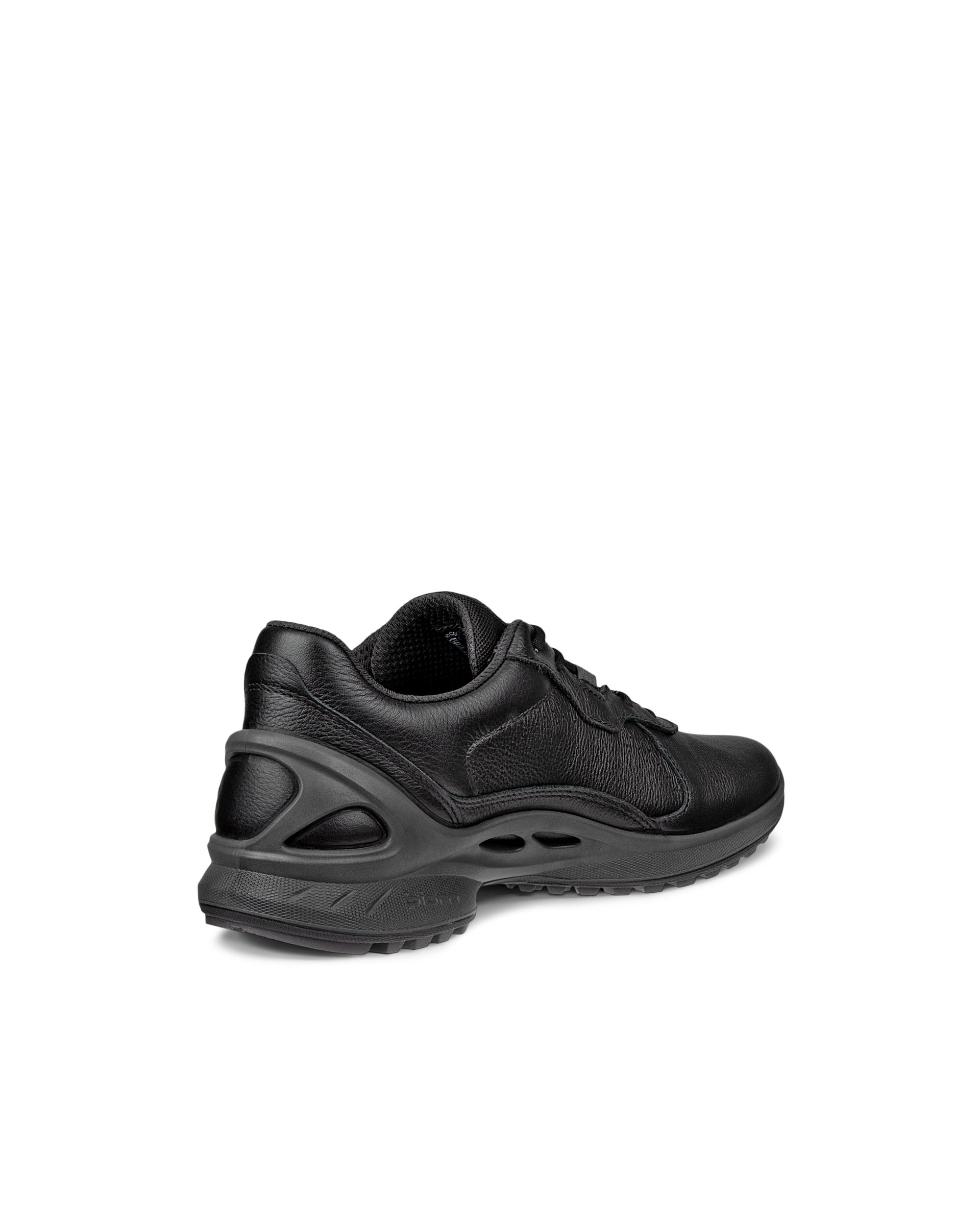 Women's ECCO® Biom Energi Leather Outdoor Sneaker - Black - Back