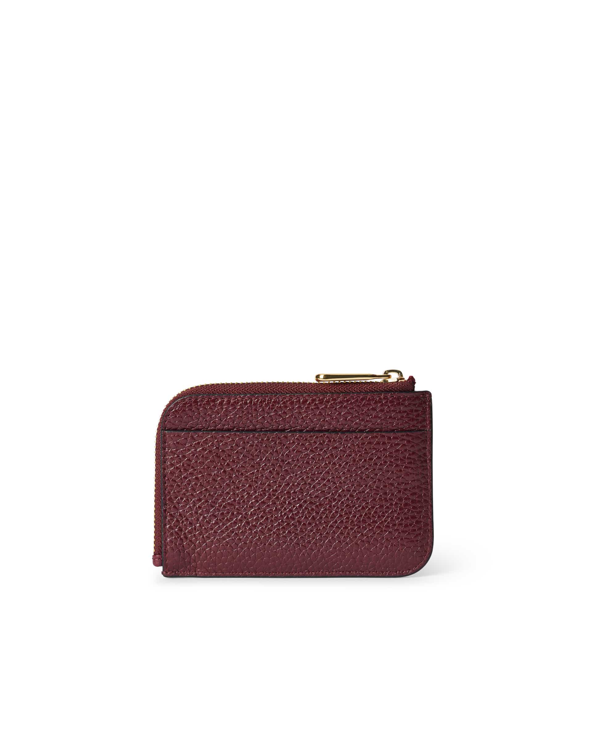 ECCO® Leather Card Case - Red - Back
