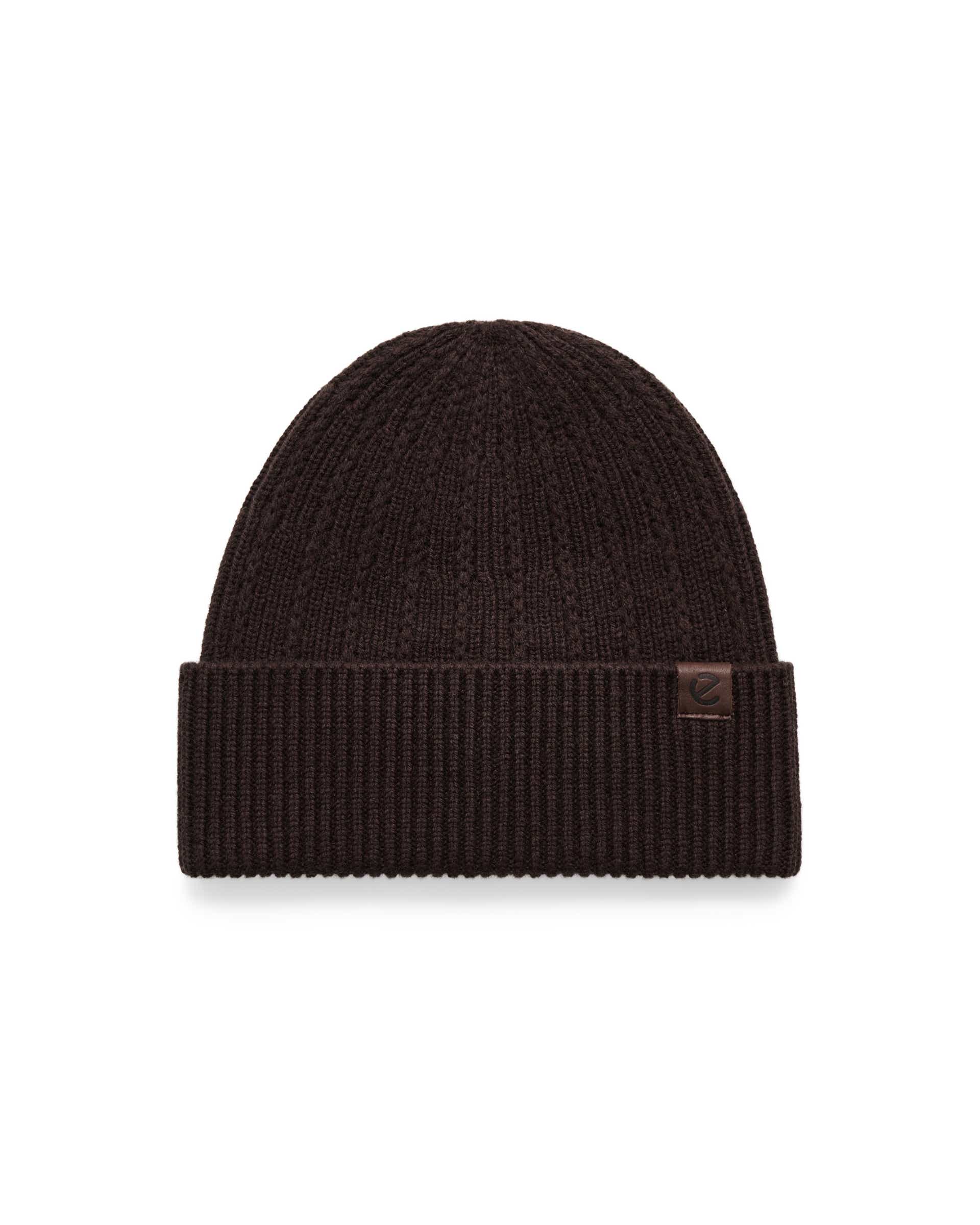 ECCO® WOMEN CABLE KNIT BEANIE Damen Mütze - Braun - Main