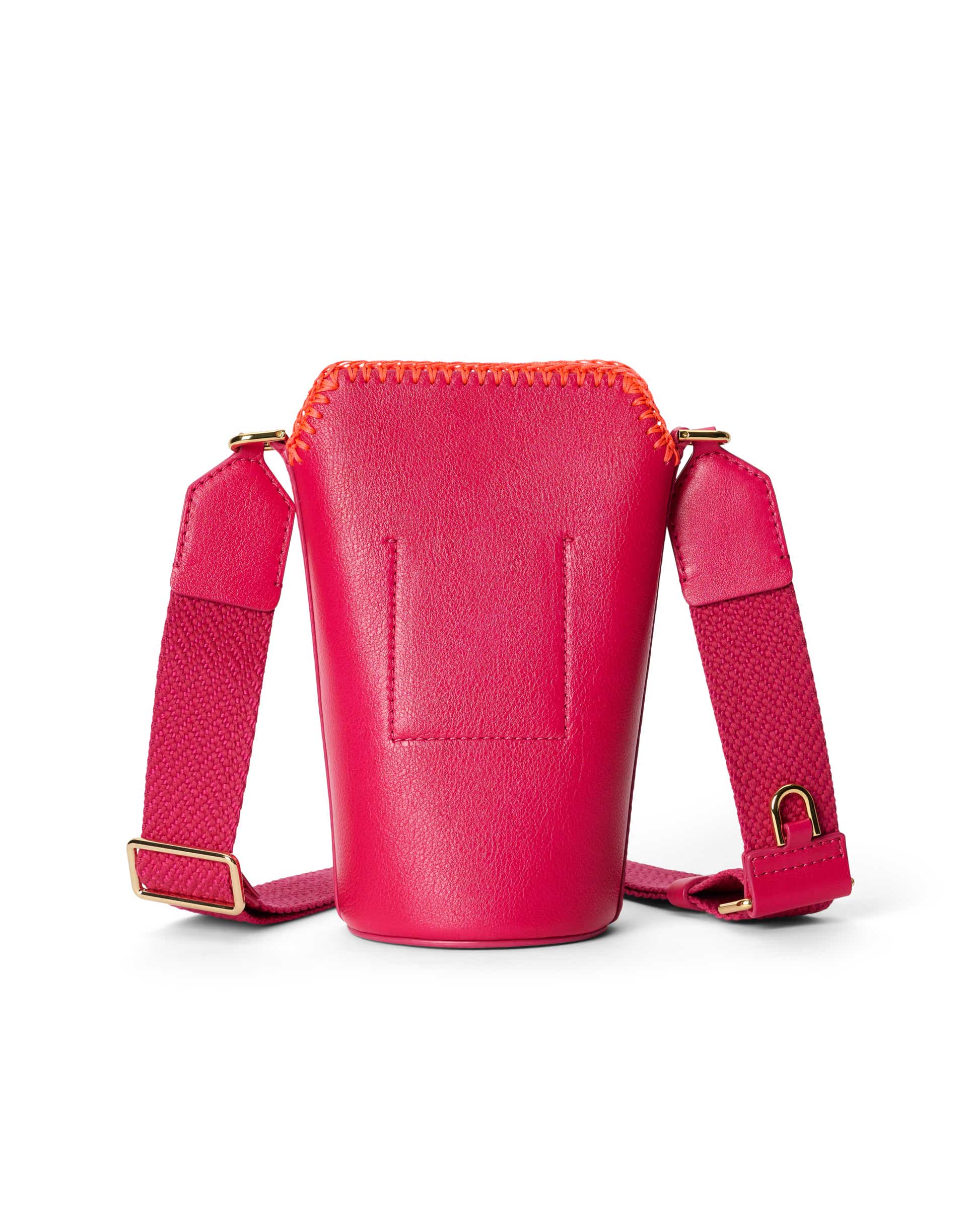 ECCO® Pot Love Potion Leather Crossbody Bag - Pink - Back