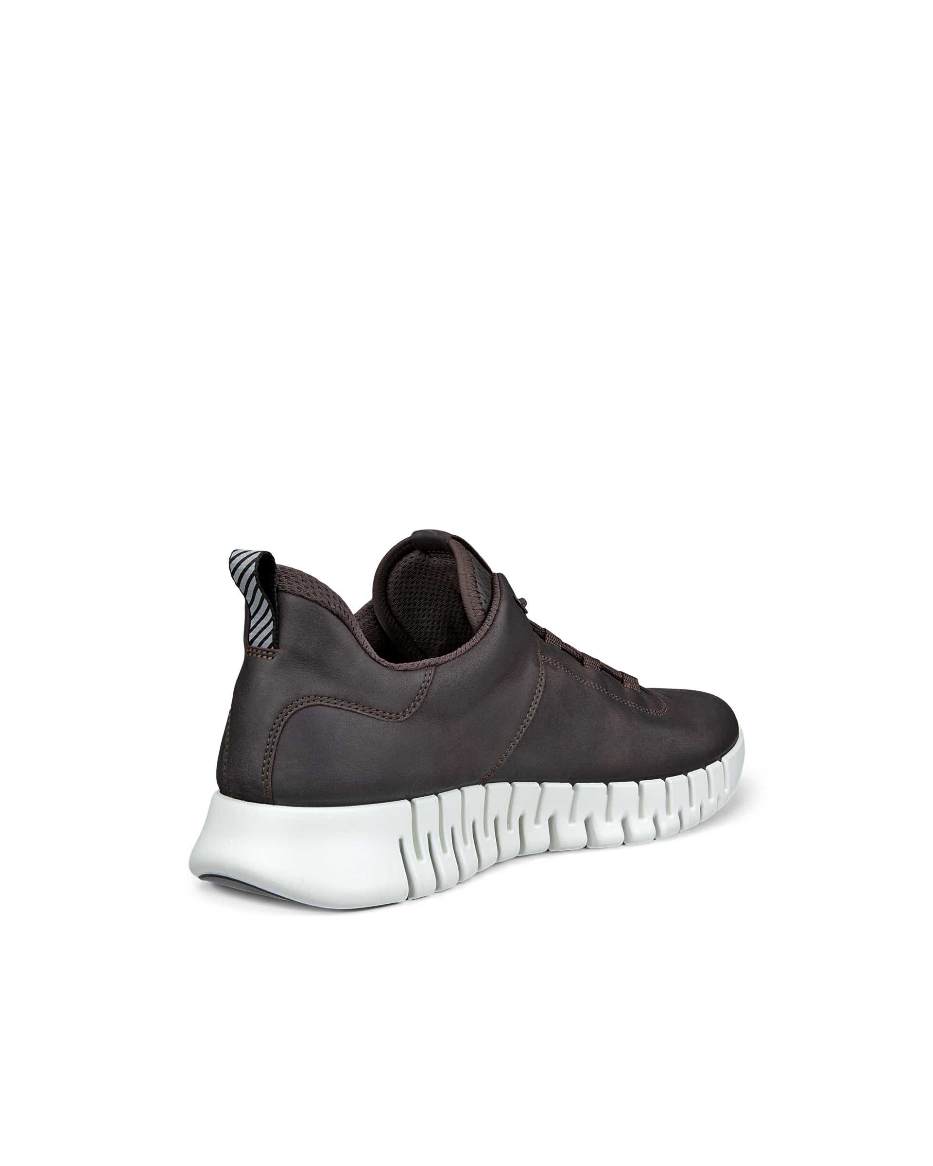 ECCO® Gruuv Herren Sneaker aus Nubukleder - Braun - Back