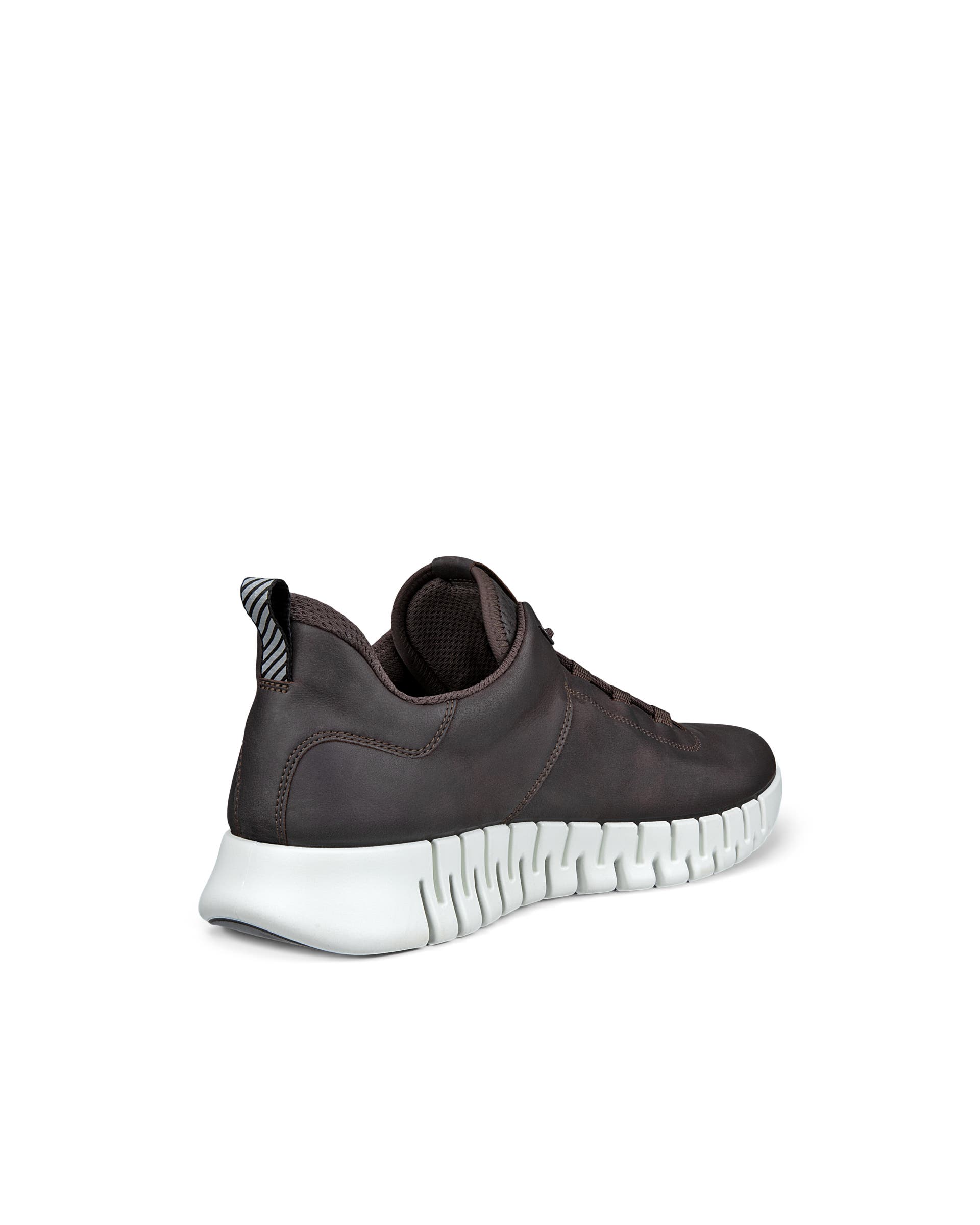 ECCO® Gruuv Nubucksneaker herr - Brun - Back