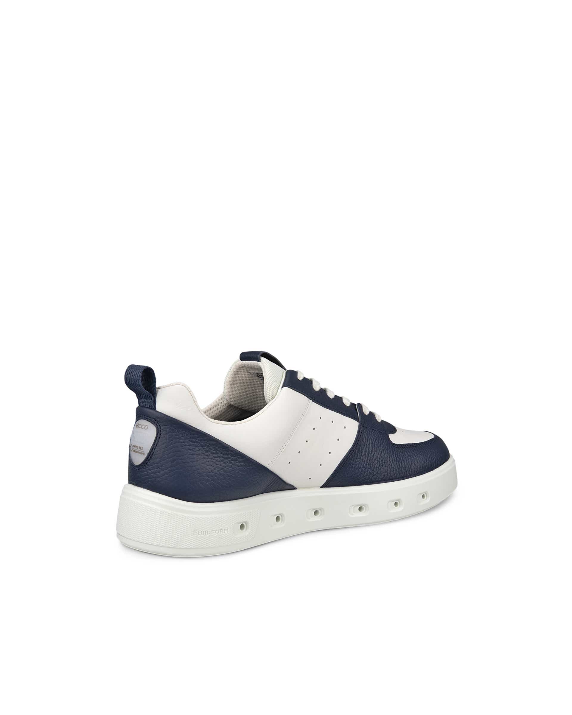 Pánské kožené Gore-Tex tenisky ECCO® Street 720 - Modrá - Back