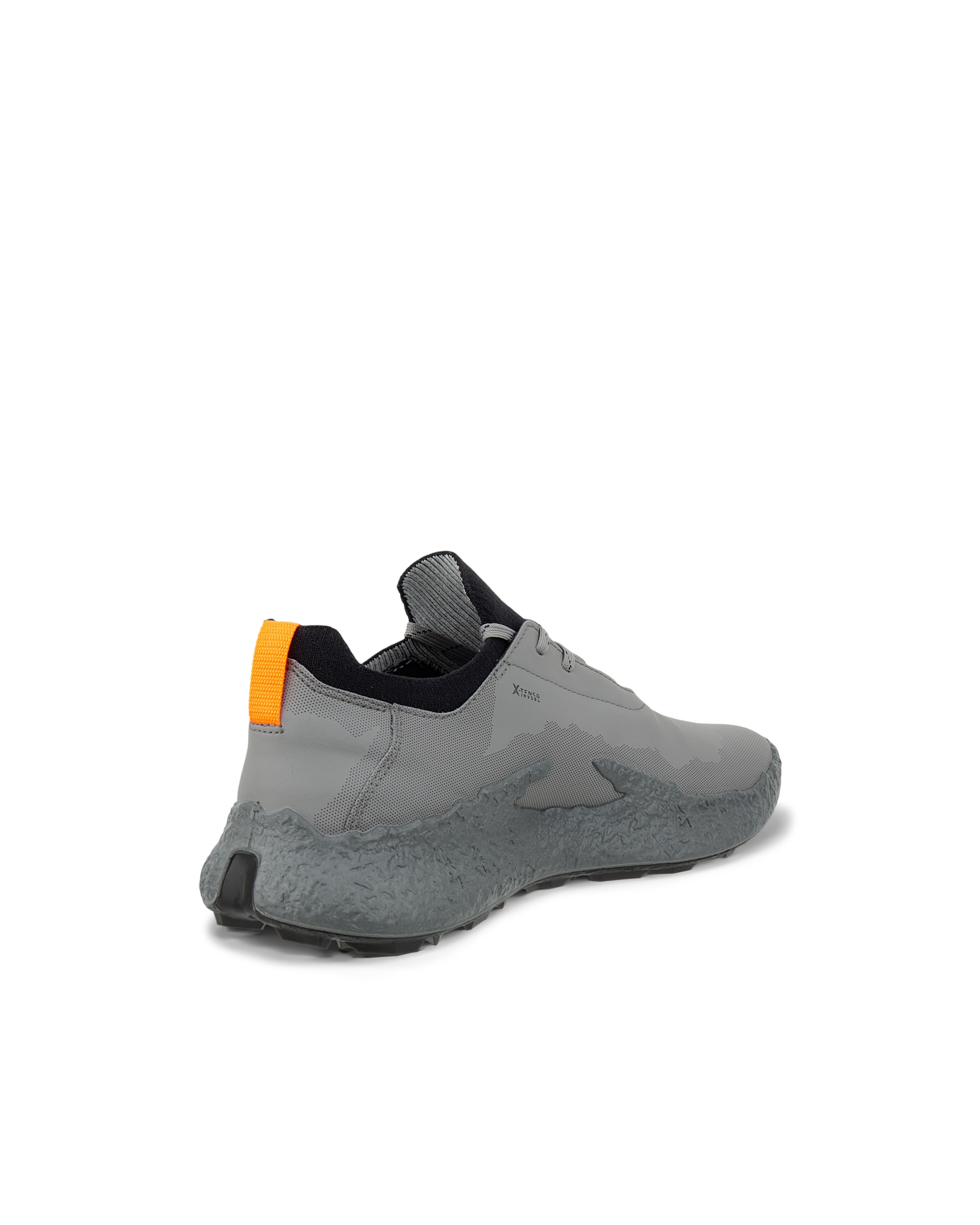 Men's ECCO® Golf BIOM H5 Leather Waterproof Golf Shoe - Grey - Back