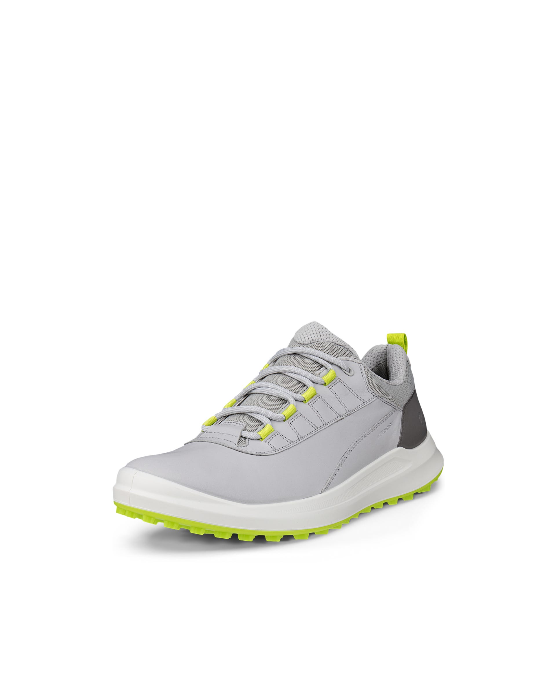 Men's ECCO® GOLF CORE Leather Waterproof Golf Shoe - Gray - Outside