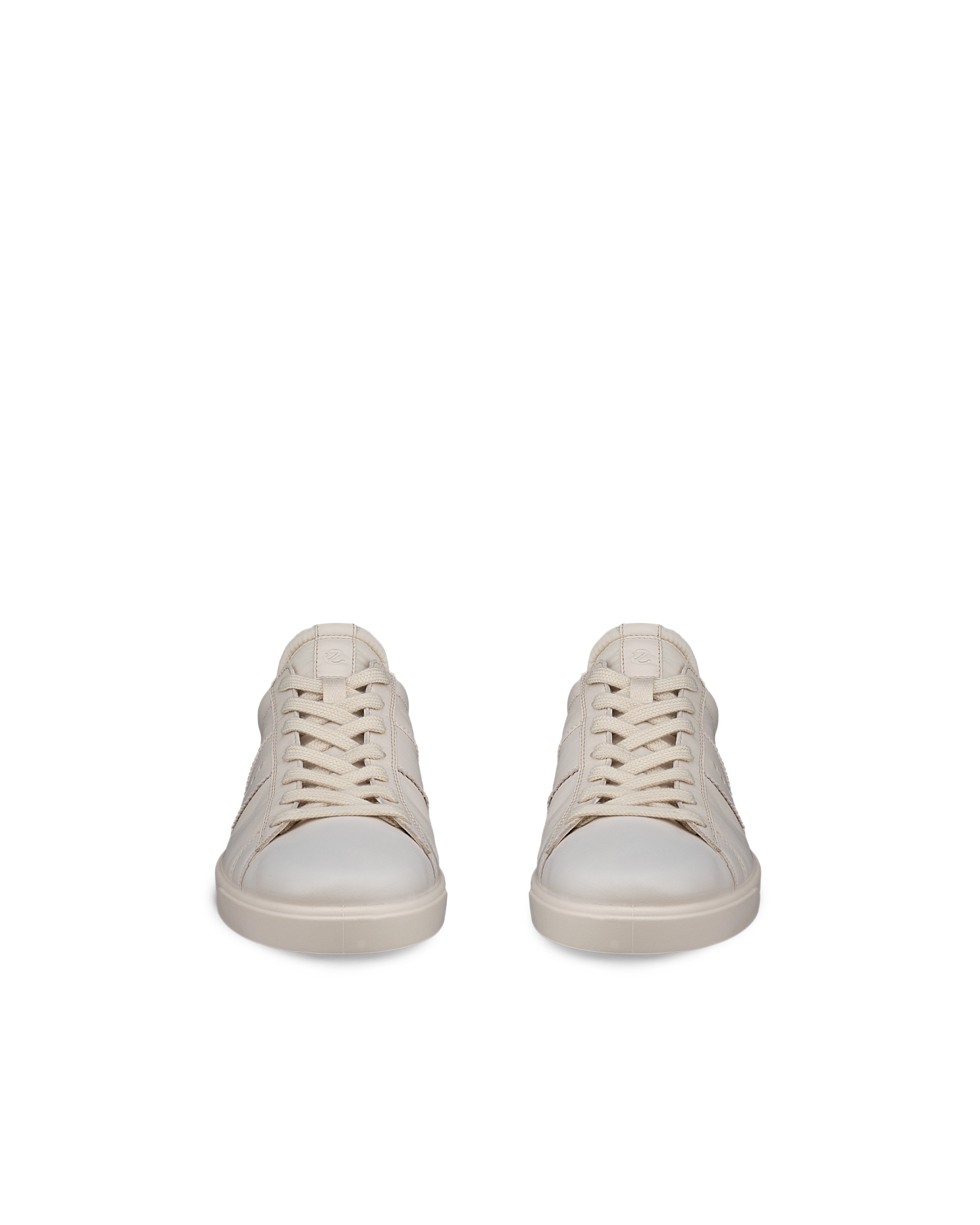 ECCO® STREET LITE baskets en cuir pour femme - Beige - Front pair