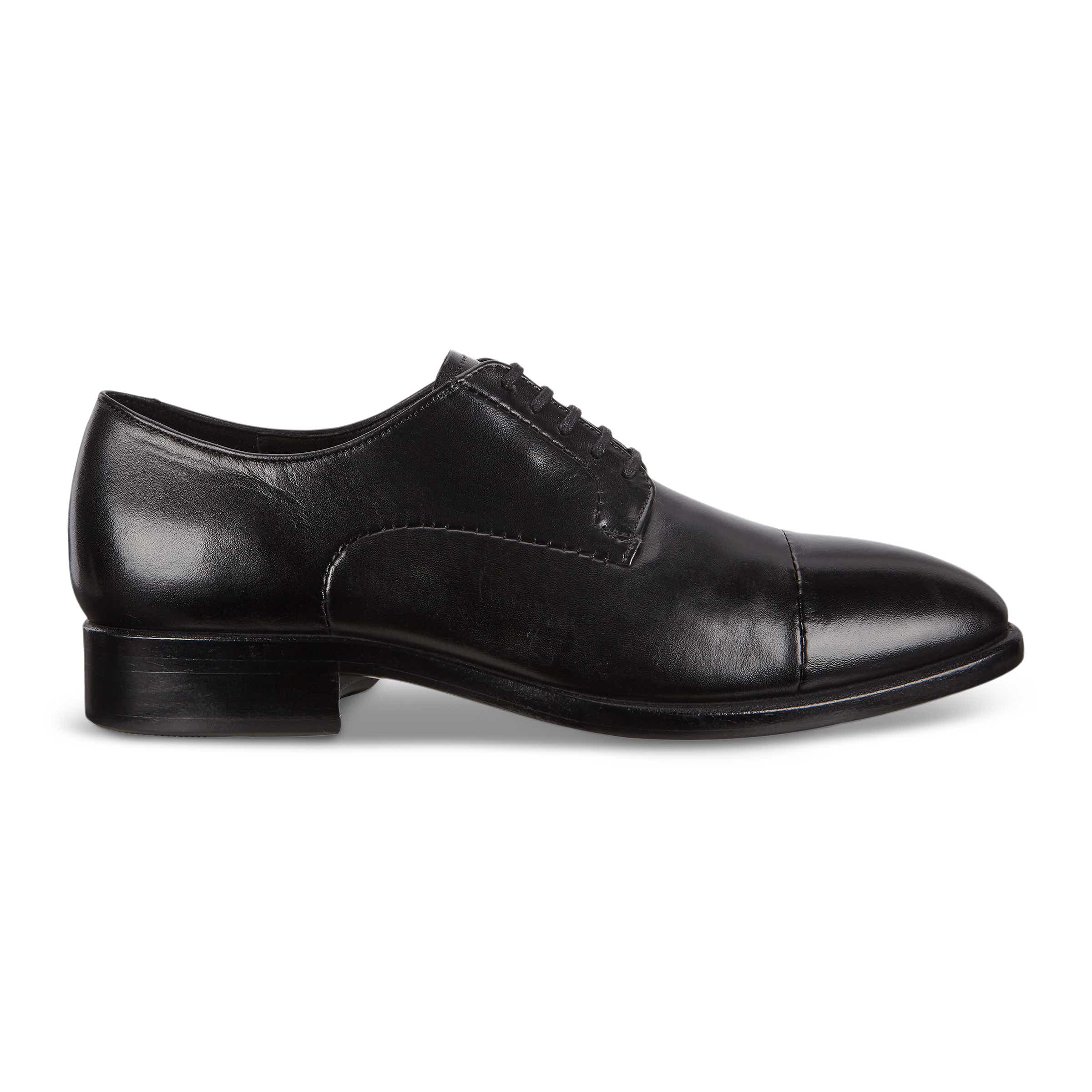 ECCO Vitrus Mondial メンズ レザーダービーシューズ - ブラック - Outside