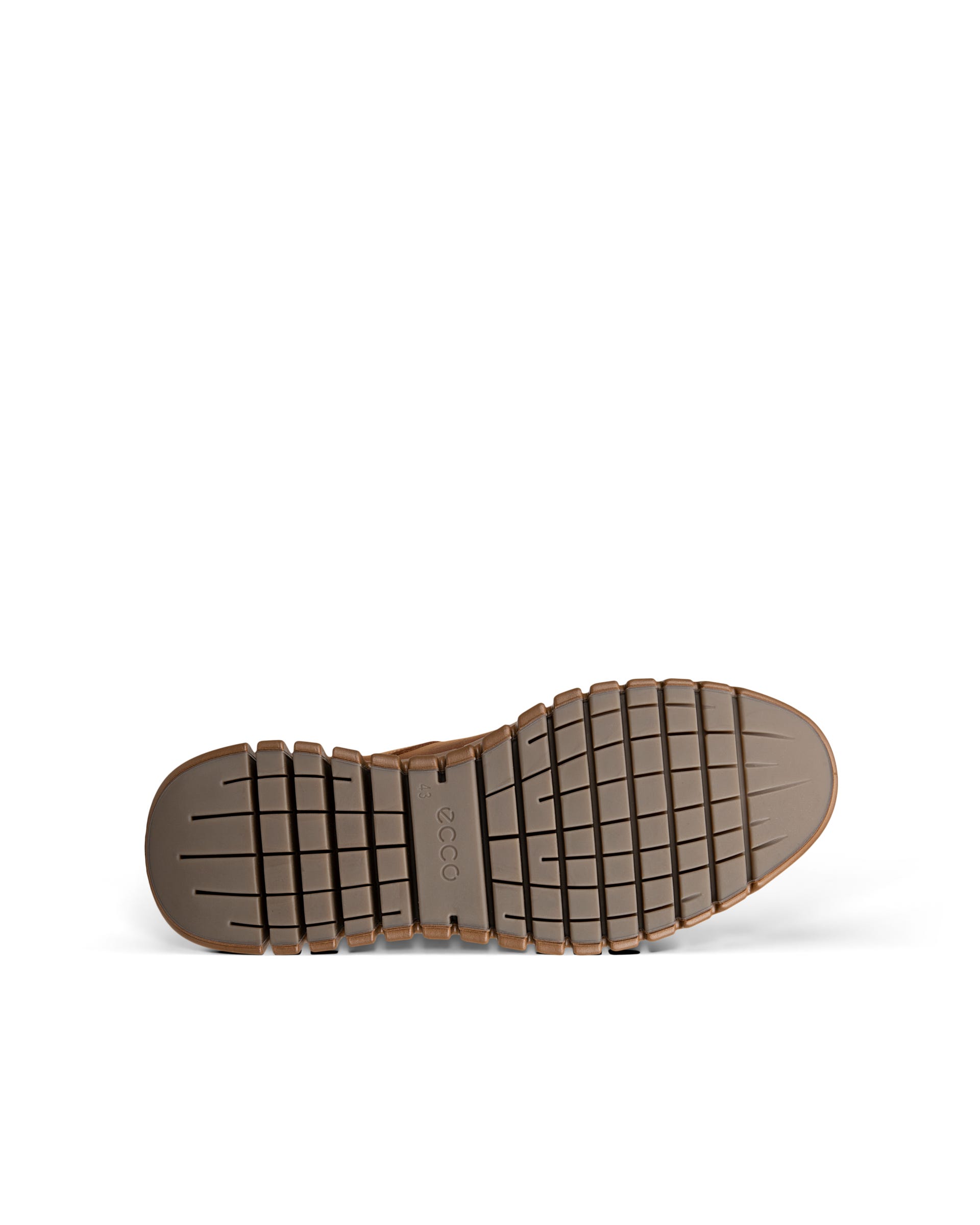 ECCO® GRUUV sneakers i nubuck til herrer - Brun - Sole