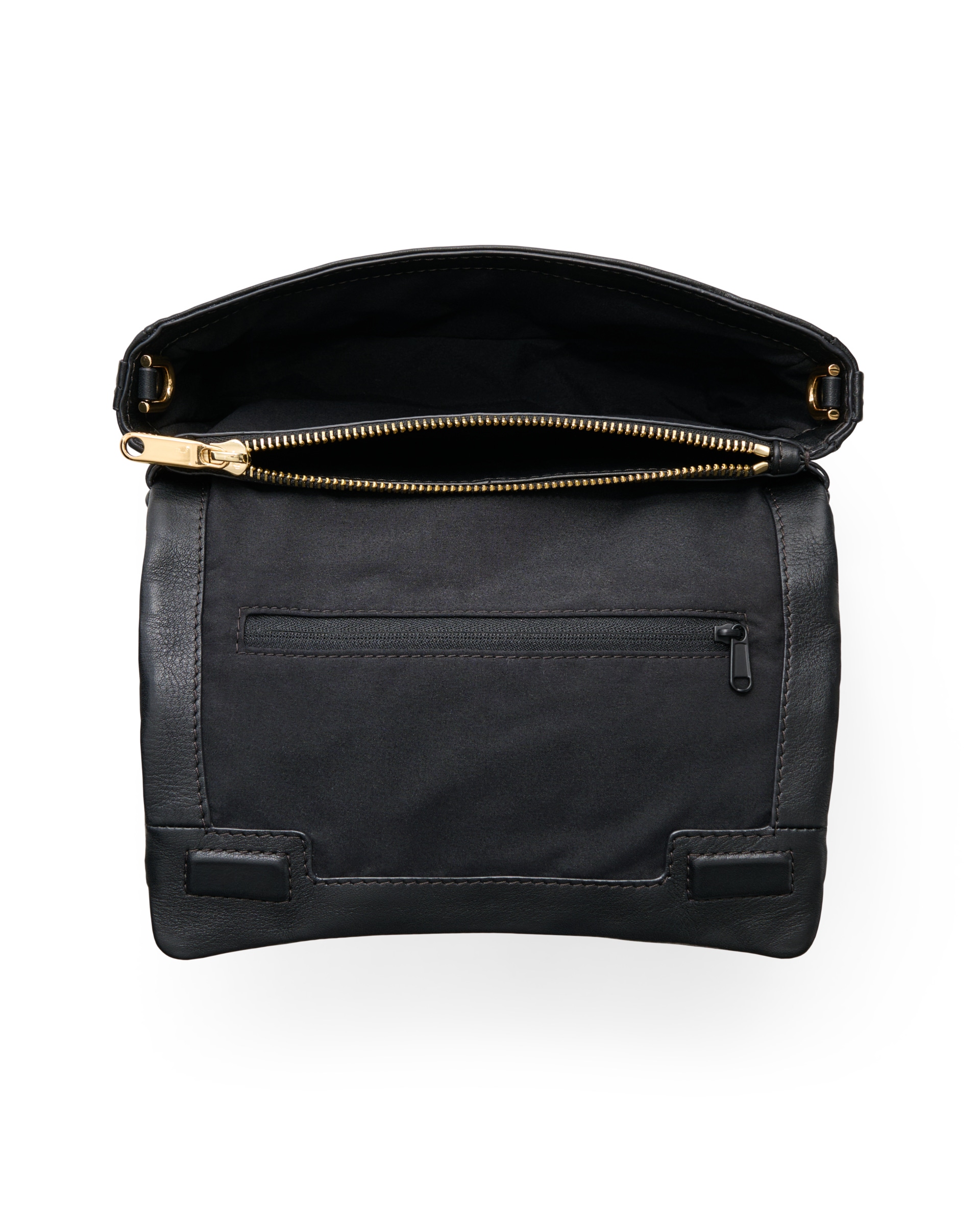 ECCO® Pinch Bag kožna torba preko ramena - Crna - Birdeye